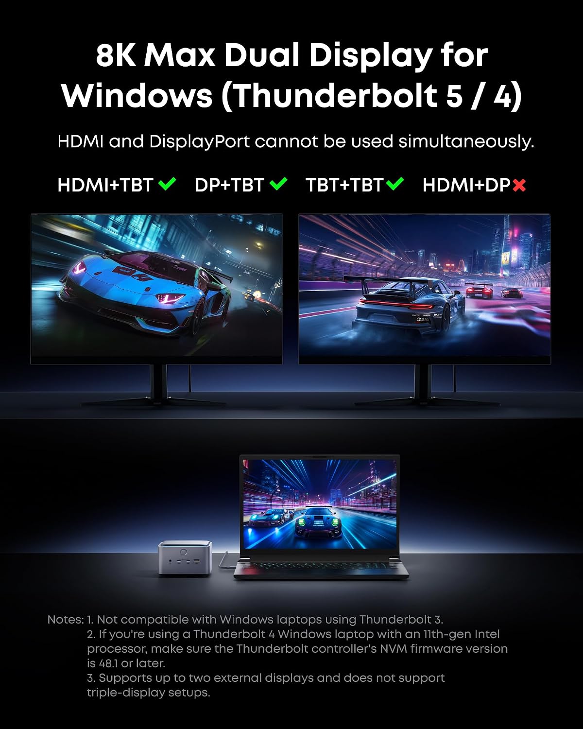 Detalle de Anker Prime TB5 A83B5 14-in-1 Thunderbolt 5 Dock, 140W, 8K