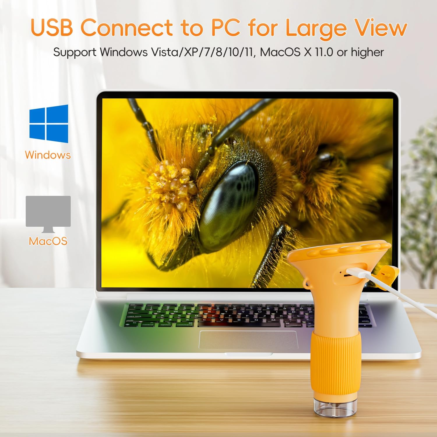 Thumbnail 5 de SKYBASIC 1000X Kids Handheld Microscope