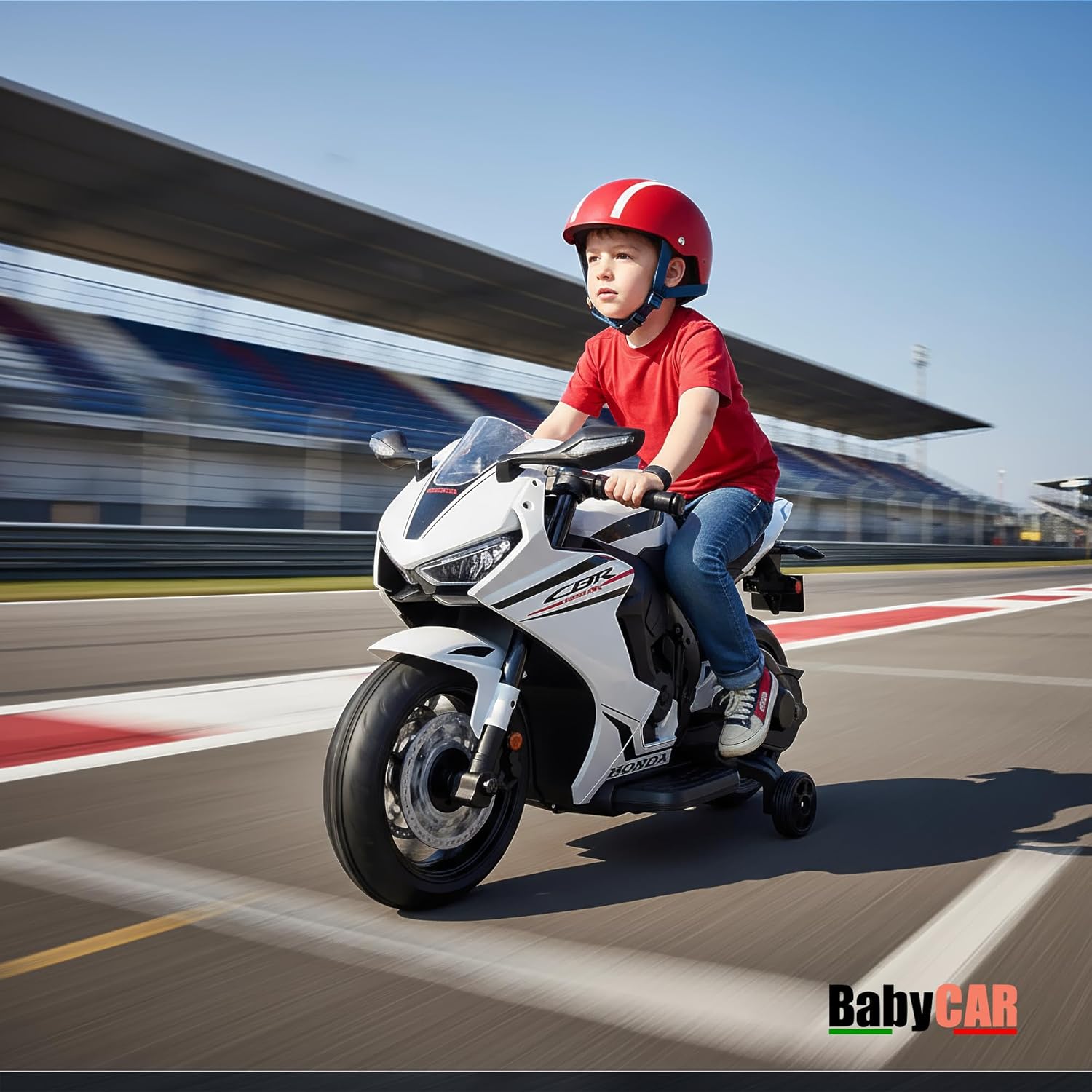 Detalle 2 de BabyCar Moto Elettrica Honda CBR 12V 30W