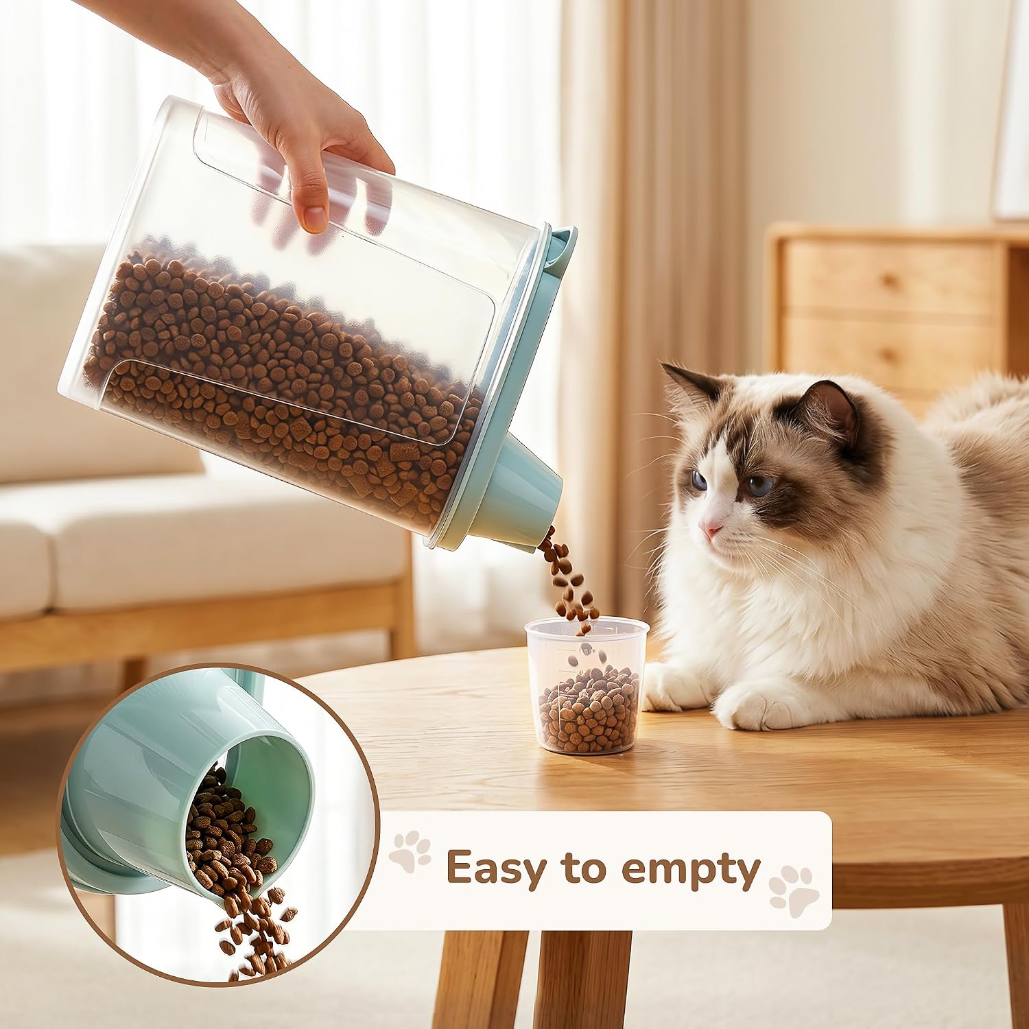 Detalle 2 de Citylife 2 Pack Dog Food Storage Container 2.3 L