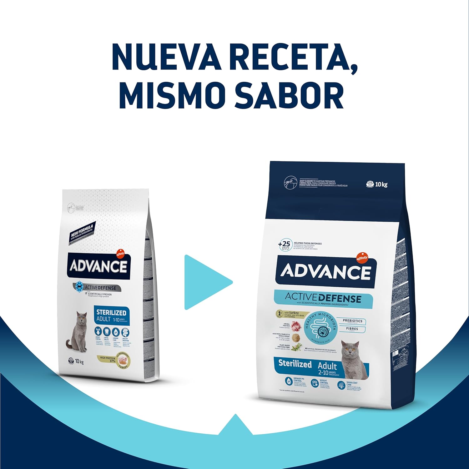 Thumbnail 1 de Advance Cat Adult Sterilized, Pienso para Gatos Adultos Esterilizados con Pavo, 3kg