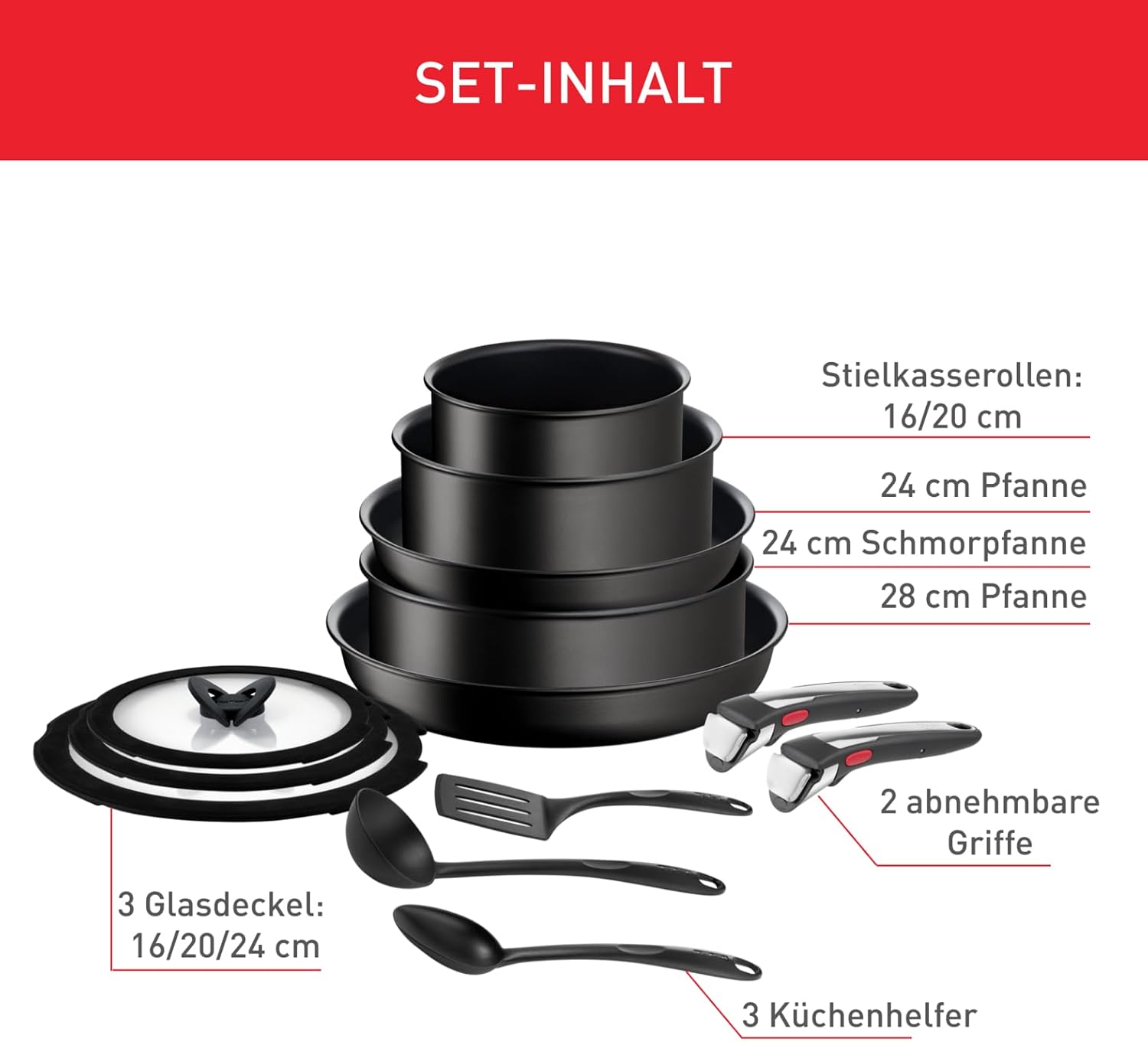 Thumbnail 2 de Tefal Ingenio Unlimited On 13-teiliges Topfset