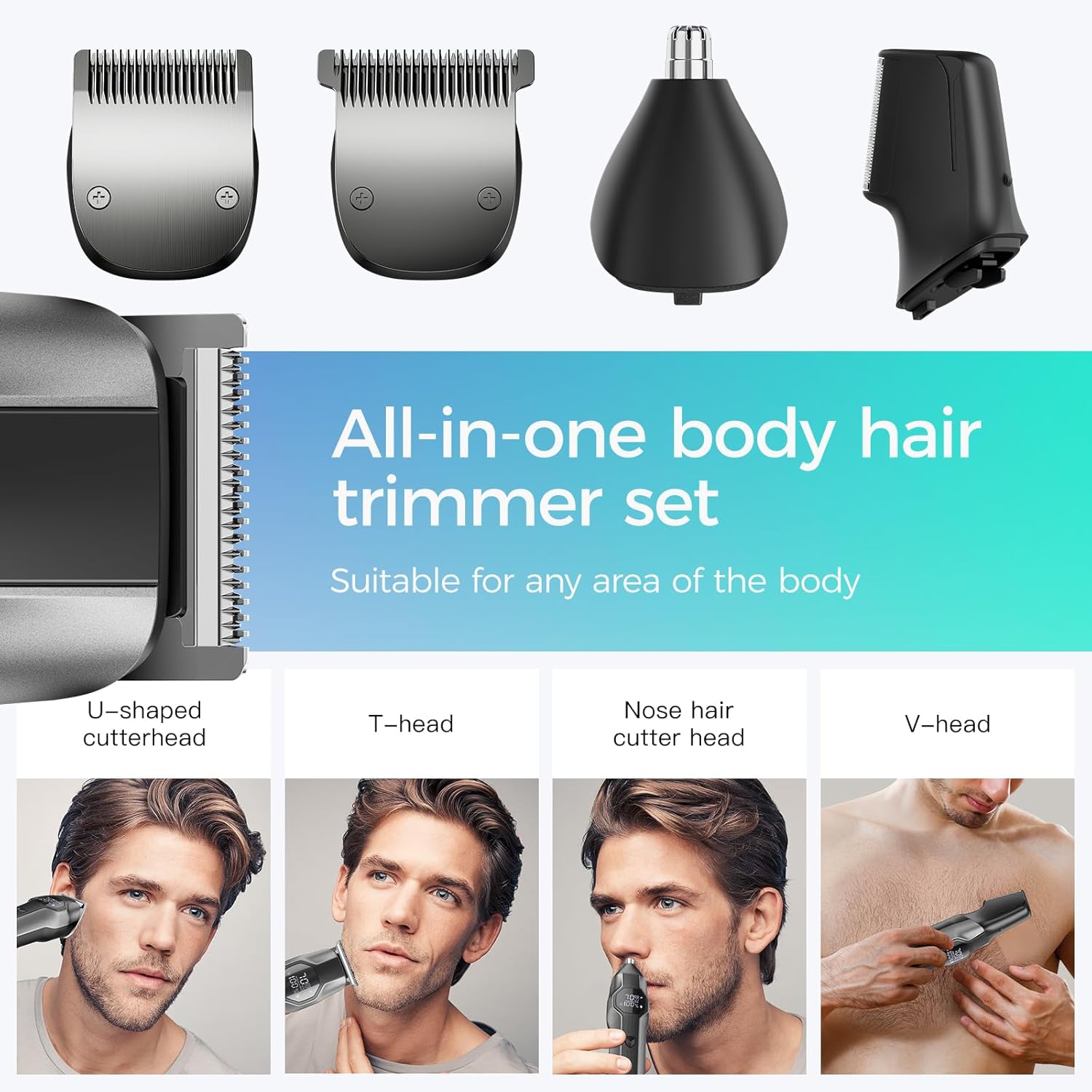 Detalle 2 de Kensen Manscape Dual Speed Body Trimmer 210 mins