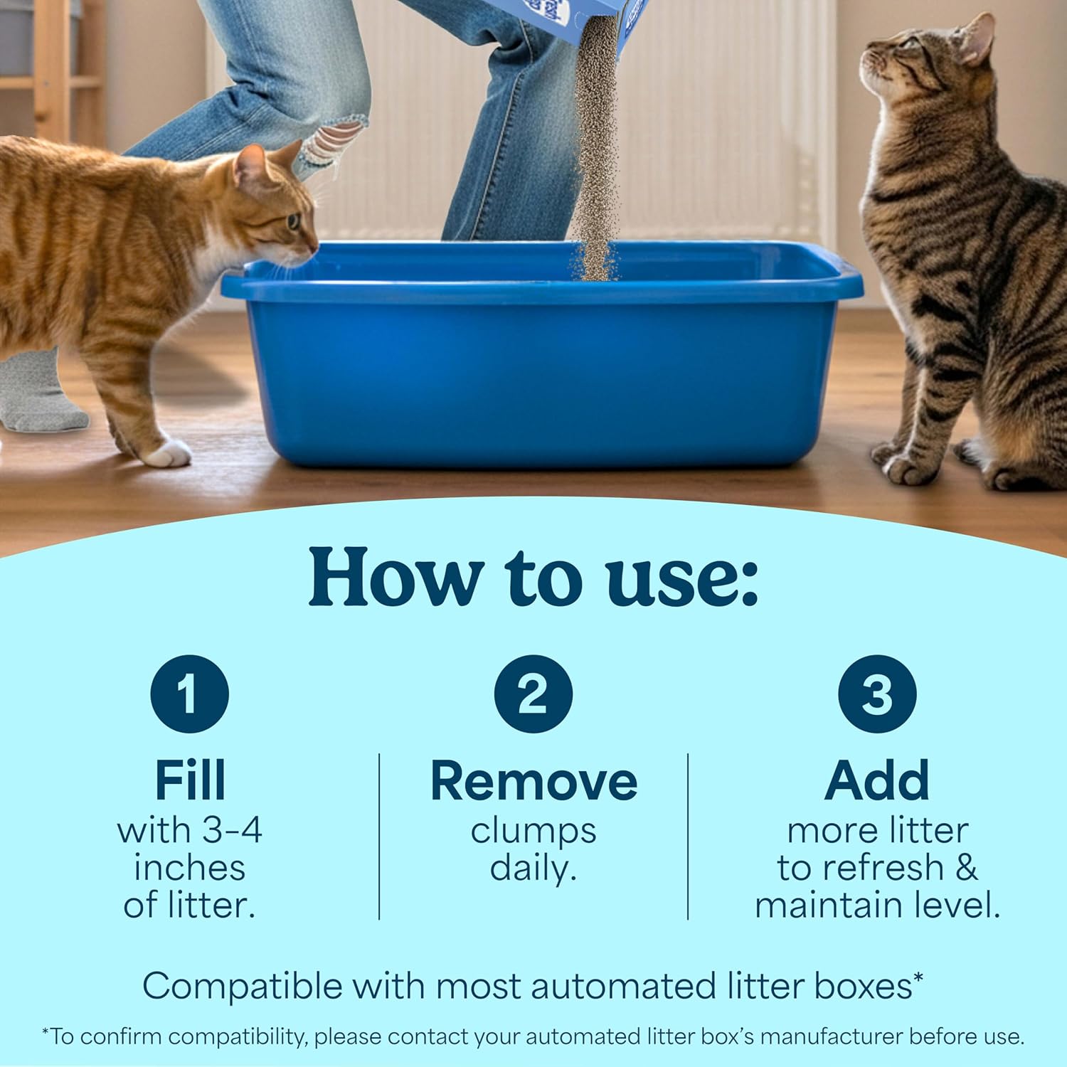 Thumbnail 3 de Fresh Step Odor Shield Multi Cat Clumping Litter, 14 lb