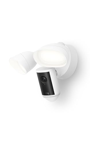 Imagen de Ring Floodlight Cam Pro, Wired (Newest Model) — Retinal 4K, 2000 Lumen, 10x Zoom, Wide-Angle Outdoor Security en OfertitasTOP
