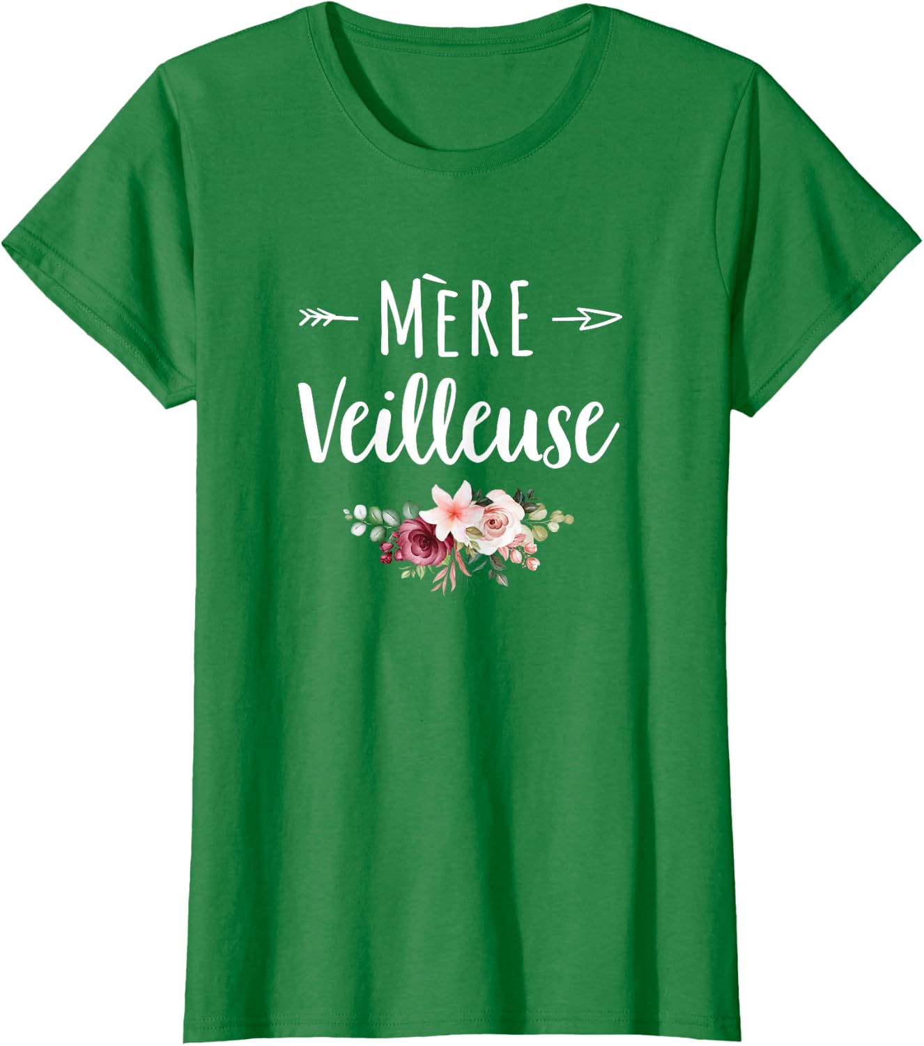 Detalle de Mère Veilleuse Merveilleuse — T-shirt délicat pour la Fête des Mères