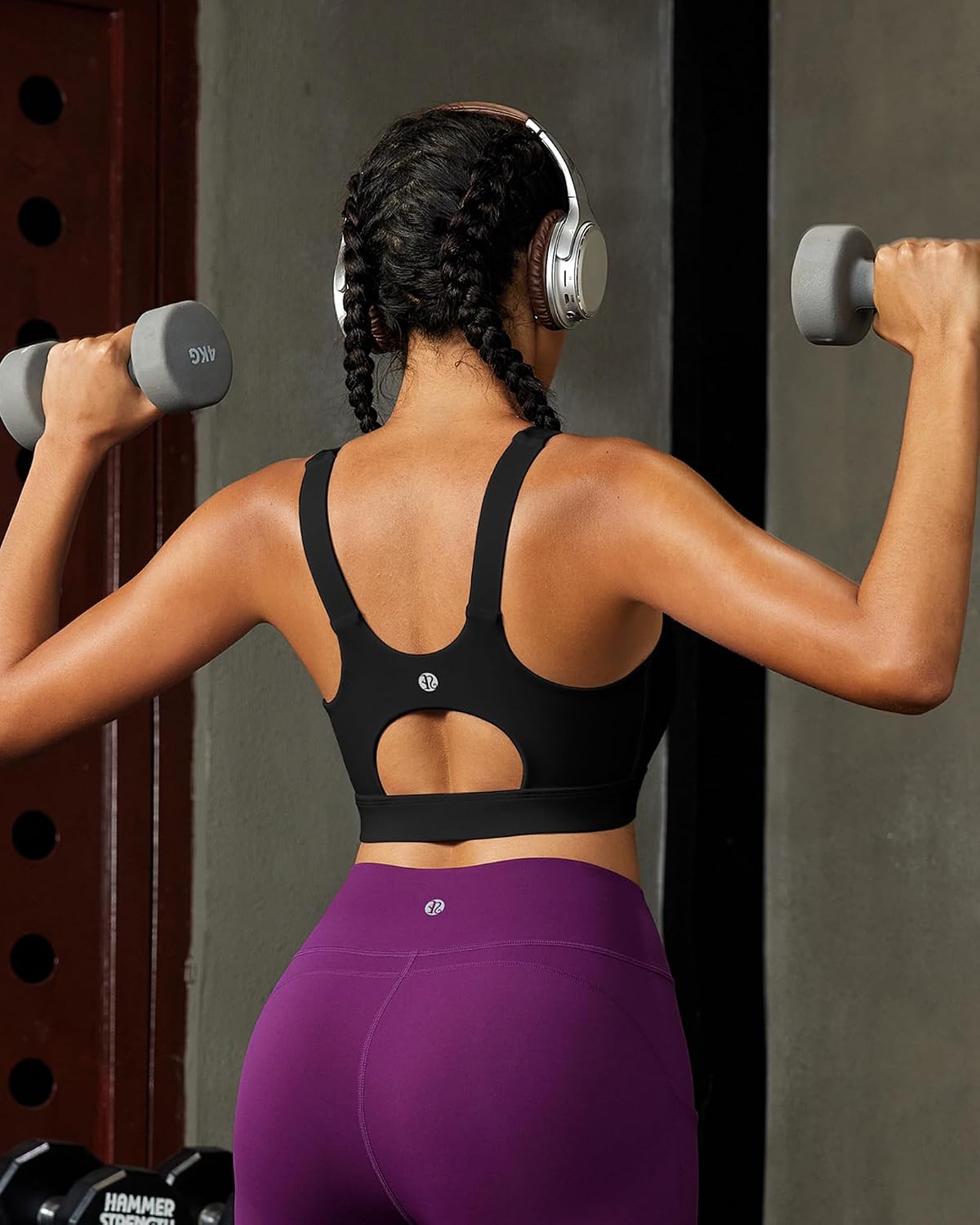 Detalle 2 de RUNNING GIRL WX2667 Sports Bra, Racerback, Four-Way Stretch, Removable Cups