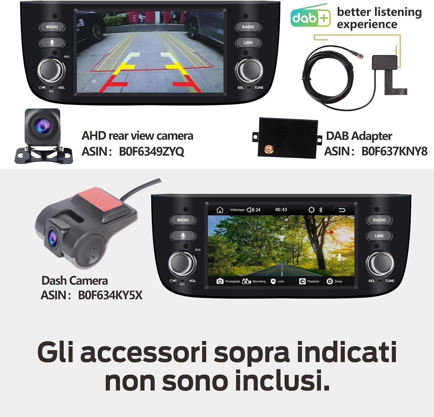 Thumbnail 5 de Autoradio Linux Avvio Lampo Compatibile Fiat Punto 2010-2016 / Linea 2012-2015 con CarPlay/Android Auto Wireless