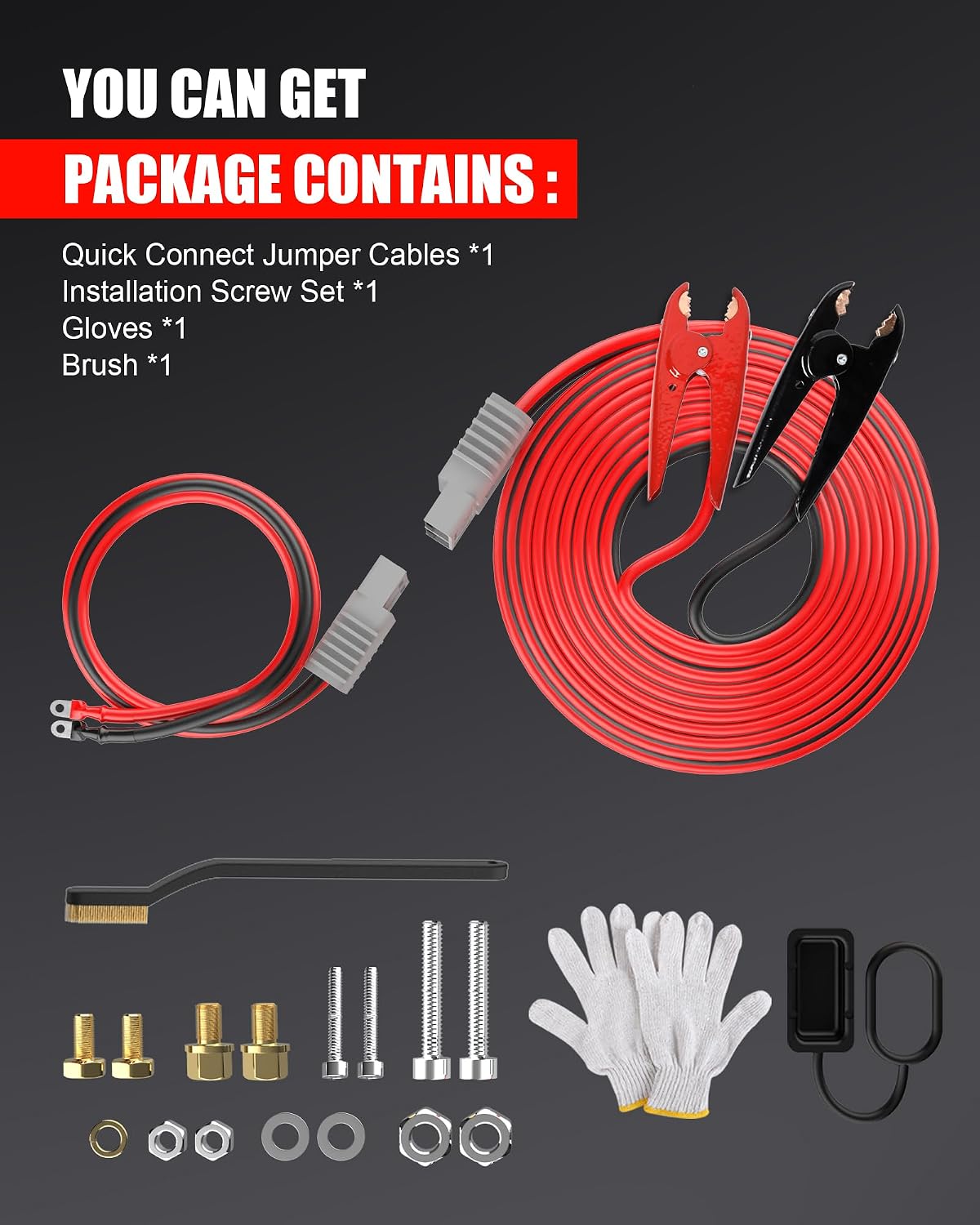 Thumbnail 6 de NOONE Heavy Duty Jumper Cables 25 ft