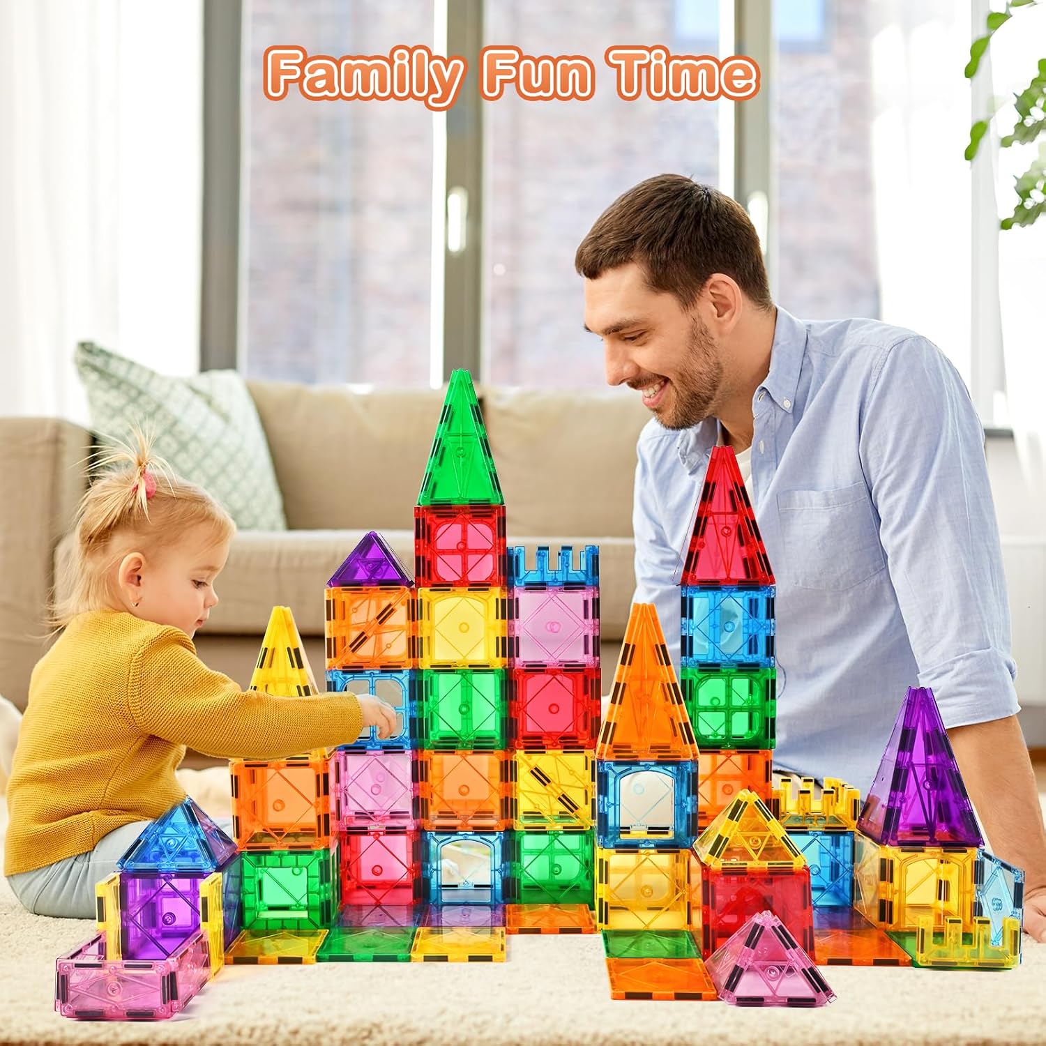 Thumbnail 5 de vatenick 100PCS Magnetic Building Blocks set for kids 🧩
