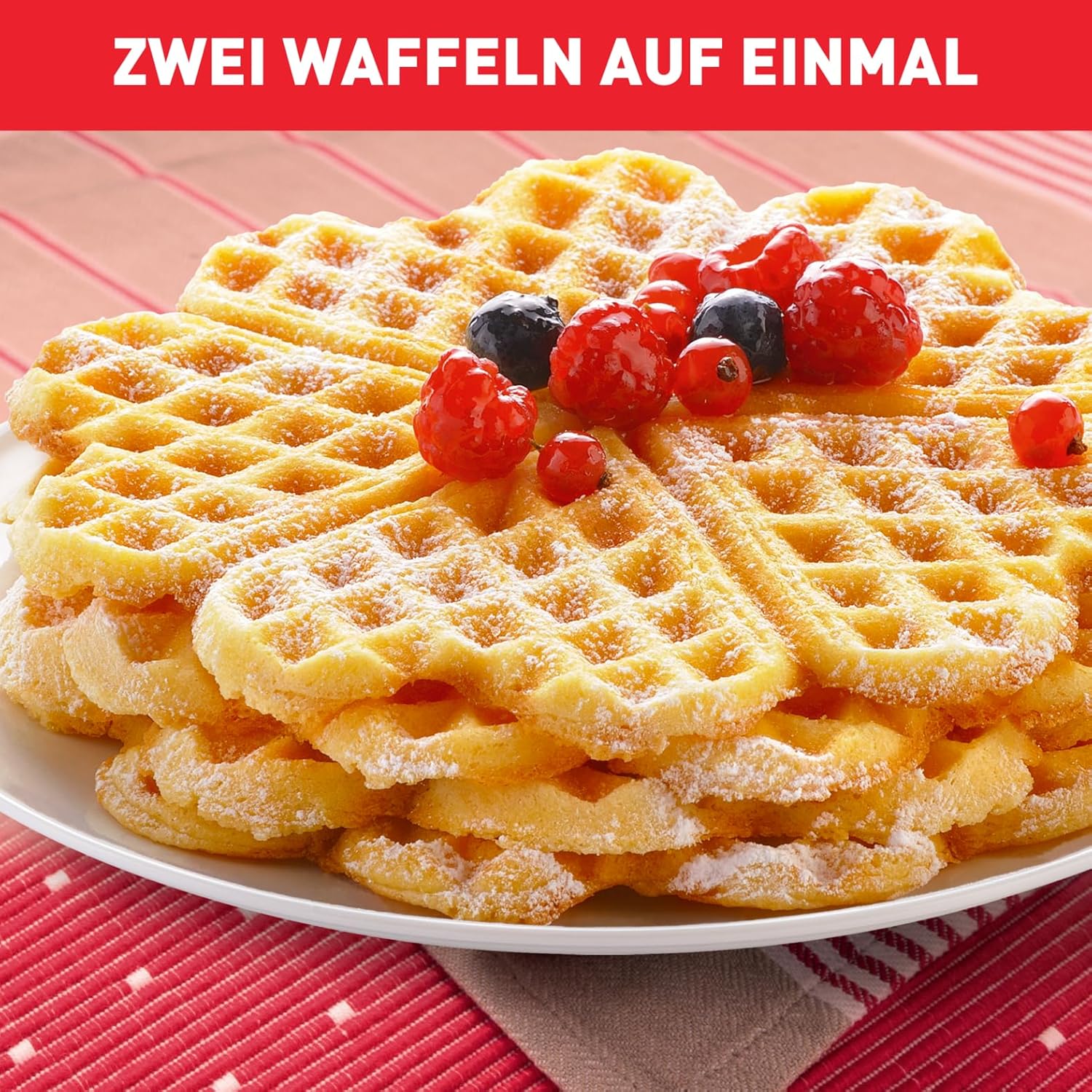 Thumbnail 4 de Tefal Doppel-Herzwaffeleisen WM311D mit stufenlosem Temperaturregler, 1200 W