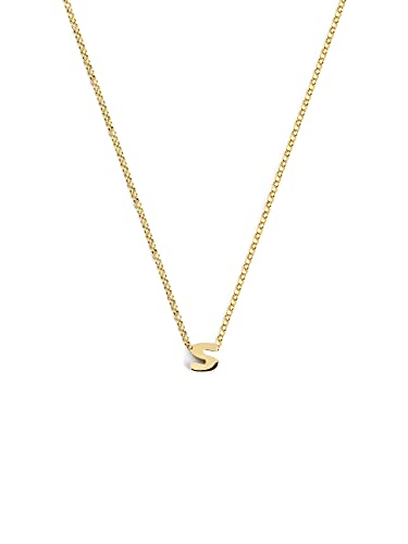 Detalle de SINGULARU Single Letter Collar letra S en plata 925 ✨💍
