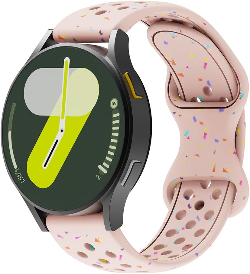 Thumbnail 6 de 20mm breathable silicone sport watch strap for Amazfit models (Active 3/2, GTR Mini, GTS 4/4 Mini, Bip 3/3 Pro etc.)