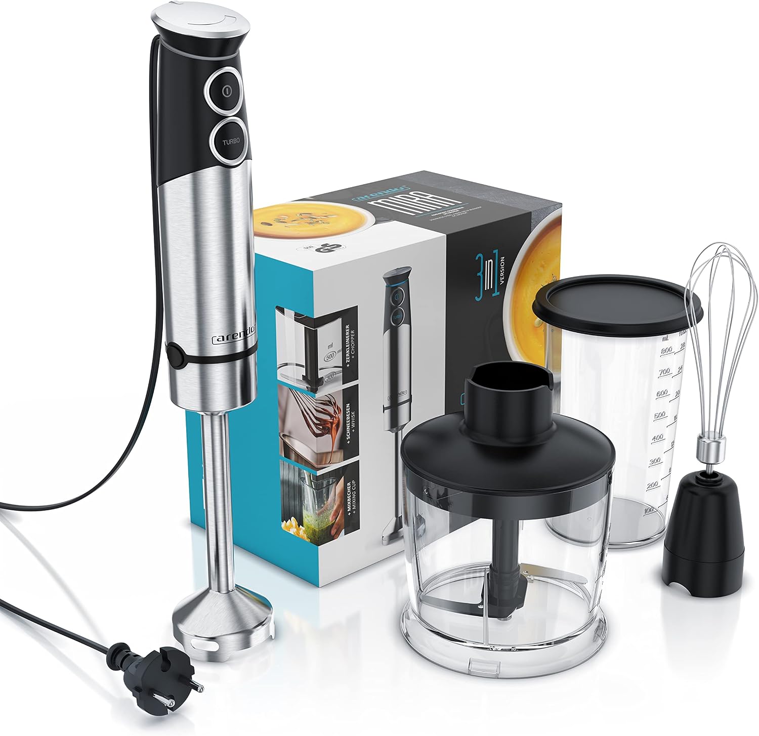 Thumbnail 6 de Arendo Stabmixer Edelstahl 1500 W Set