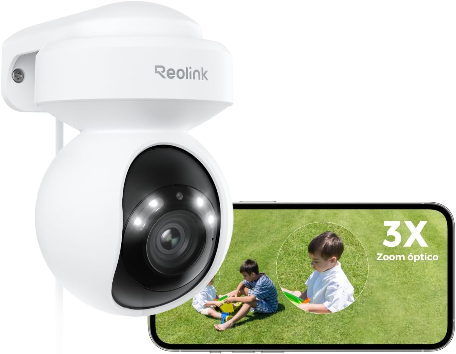 Detalle de Reolink 4K PTZ Cámara Vigilancia WiFi Exterior 8MP