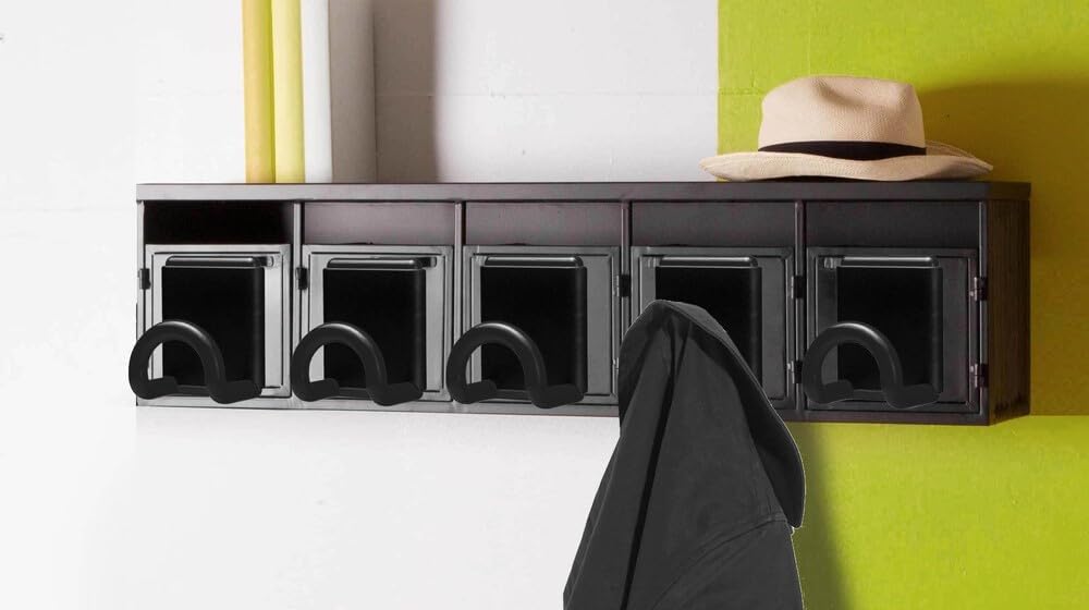 Thumbnail 4 de UNILUX Patère Murale Fil Magnetique Noir – fixation magnétique sans perçage