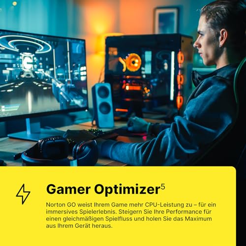 Detalle de Norton 360 for Gamers 2026 – 3 Geräte, 1 Jahr, automatisierte Verlängerung