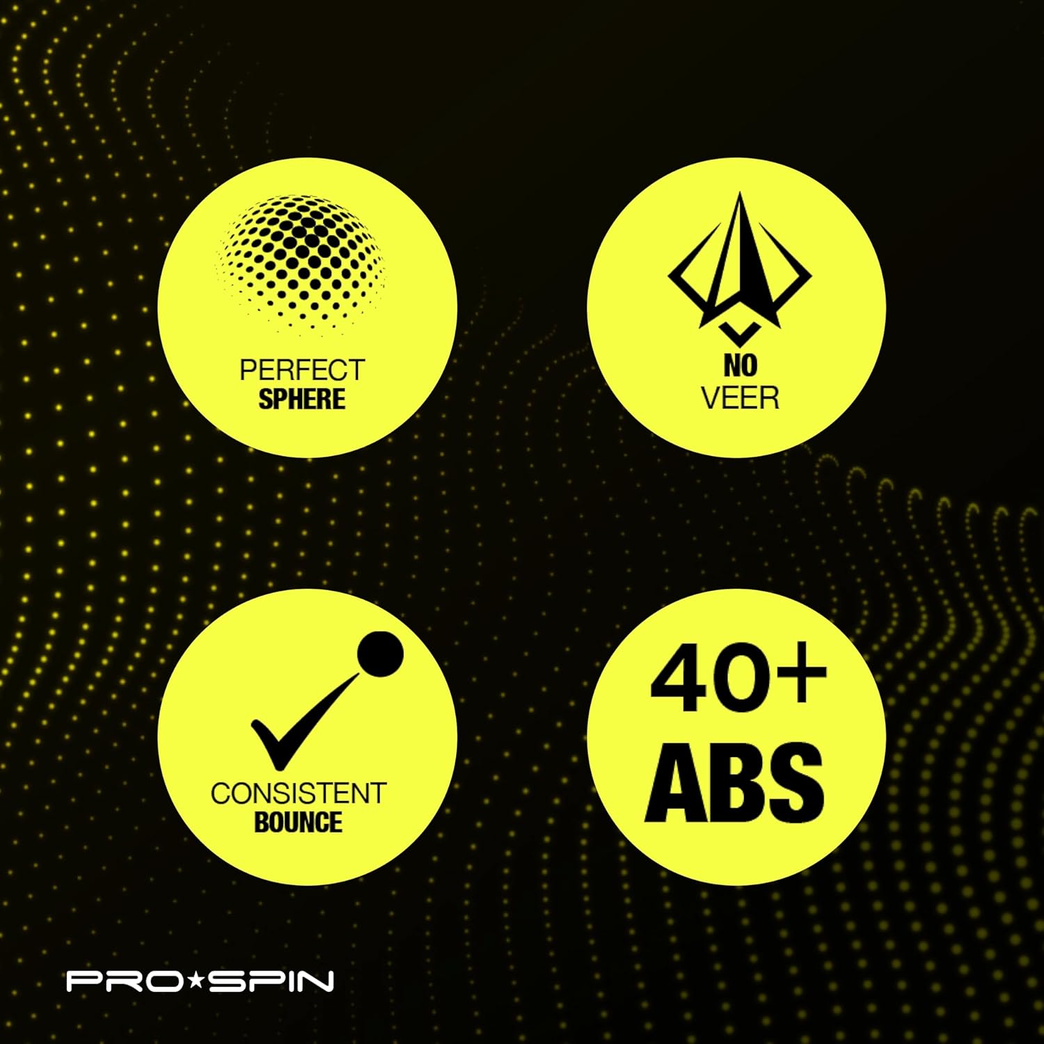Detalle 2 de PRO-SPIN Ping Pong Balls 40+ 3-Star