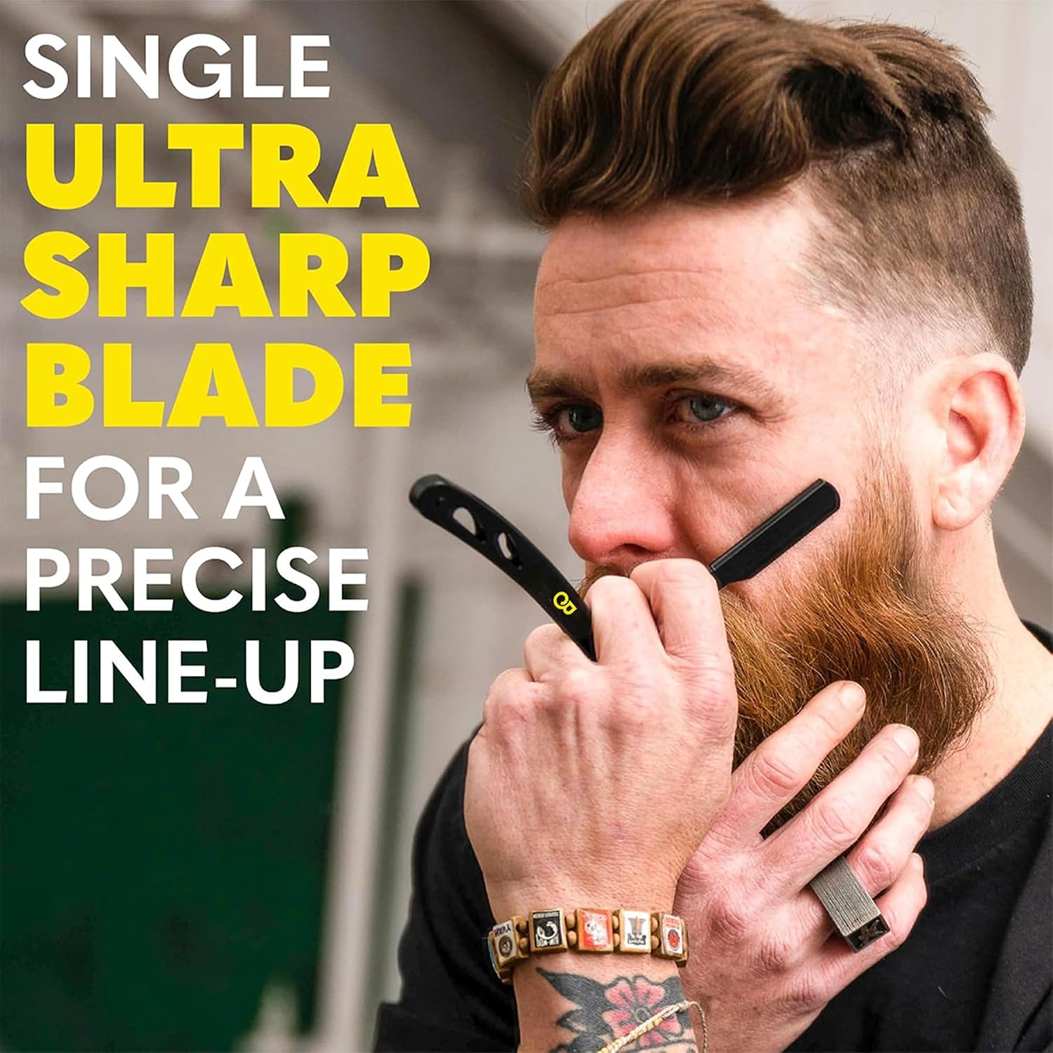 Detalle de The Beard Club Straight Razor with 5 Blades