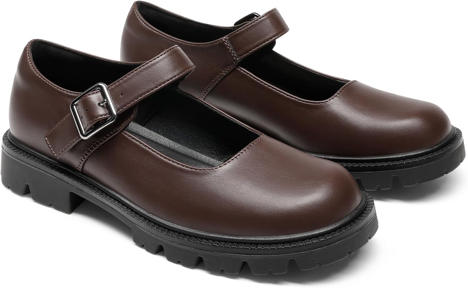 Detalle de DREAM PAIRS Mary Jane Flats with Adjustable Buckle