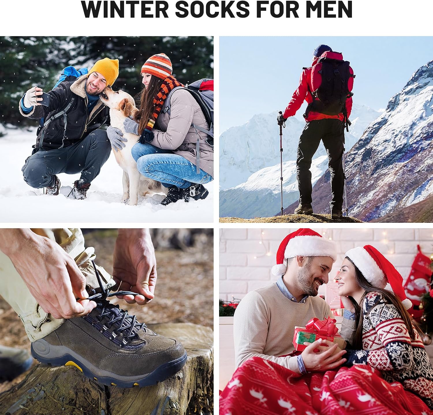 Thumbnail 5 de SIMIYA Merino Wool Socks, 5-Pair Pack