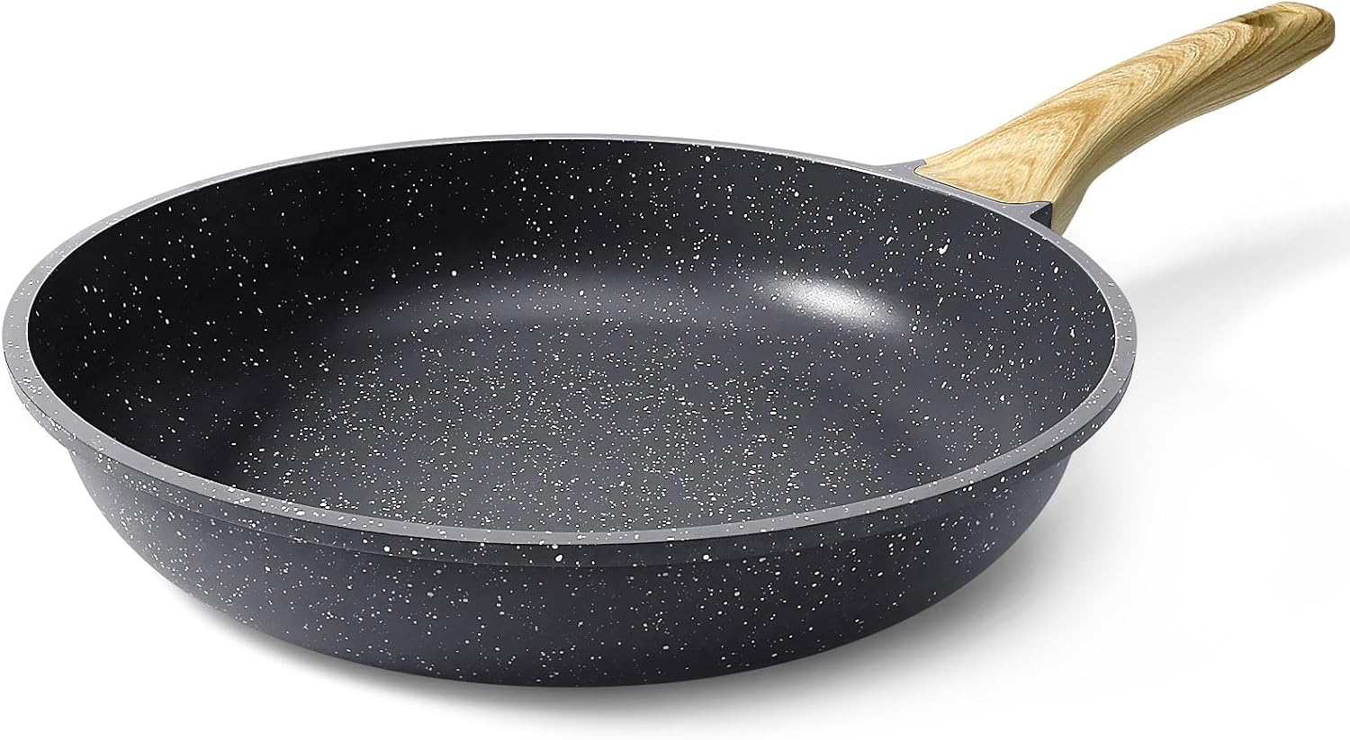 Detalle de GiPP Grey Granite 24cm Nonstick Skillet Frying Pan (PFOA-free) with Heat-resistant Handle