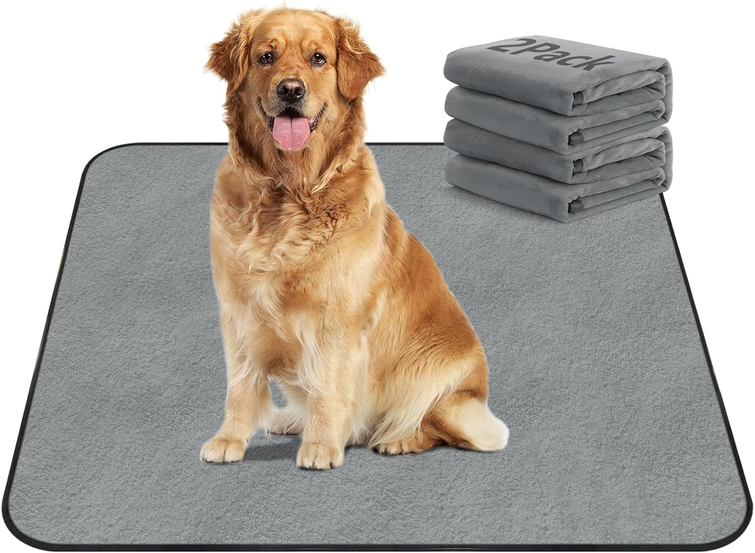 Detalle de SSRRIVER 80×130 cm Hundeklo aus Kunstrasen – Ersatzrasen & Trainingsmatte für Balkon und Wohnung