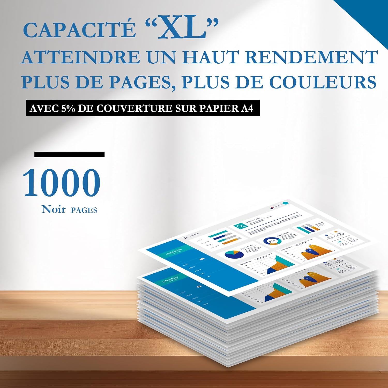 Thumbnail 2 de Paeolos 903XL Noir – Cartouche d’encre compatible HP 903XL pour OfficeJet 6950 et Pro 69xx