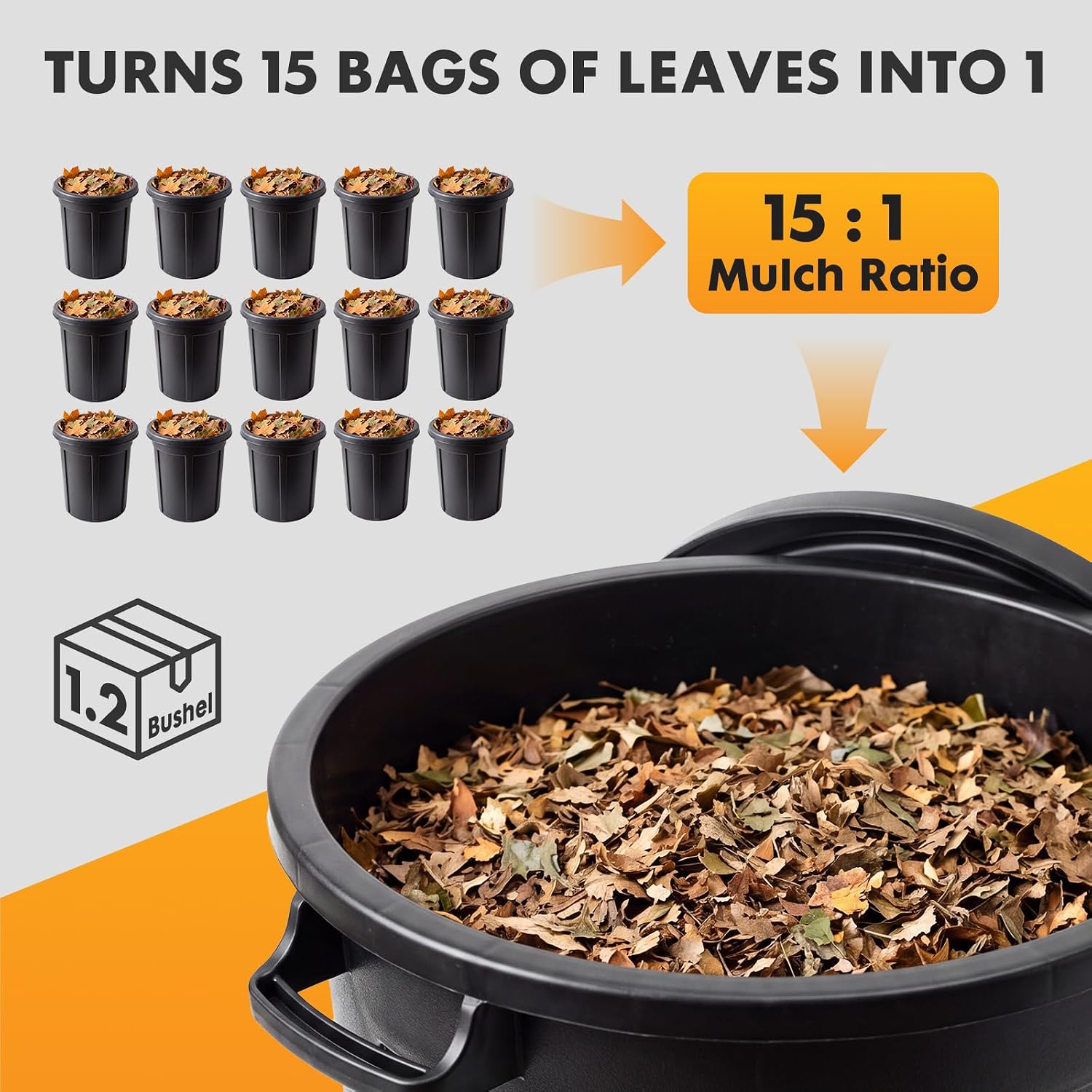 Thumbnail 6 de NEWBULIG Electric Leaf Blower Vacuum Mulcher with 1.2-Bushel Bag