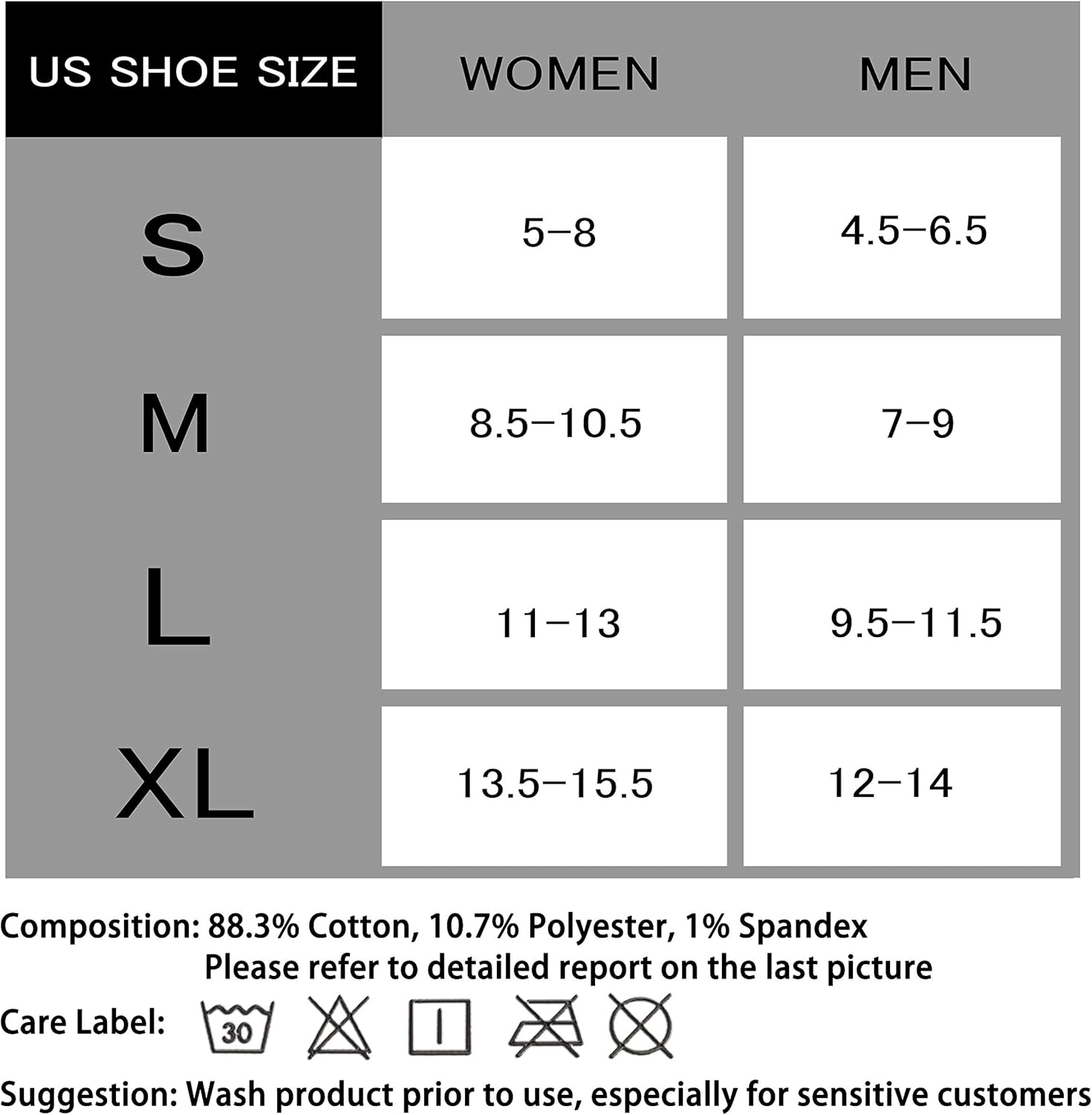 Thumbnail 1 de CS CELERSPORT 6 Pairs Low Cut Ankle Athletic Running Socks (Men & Women)