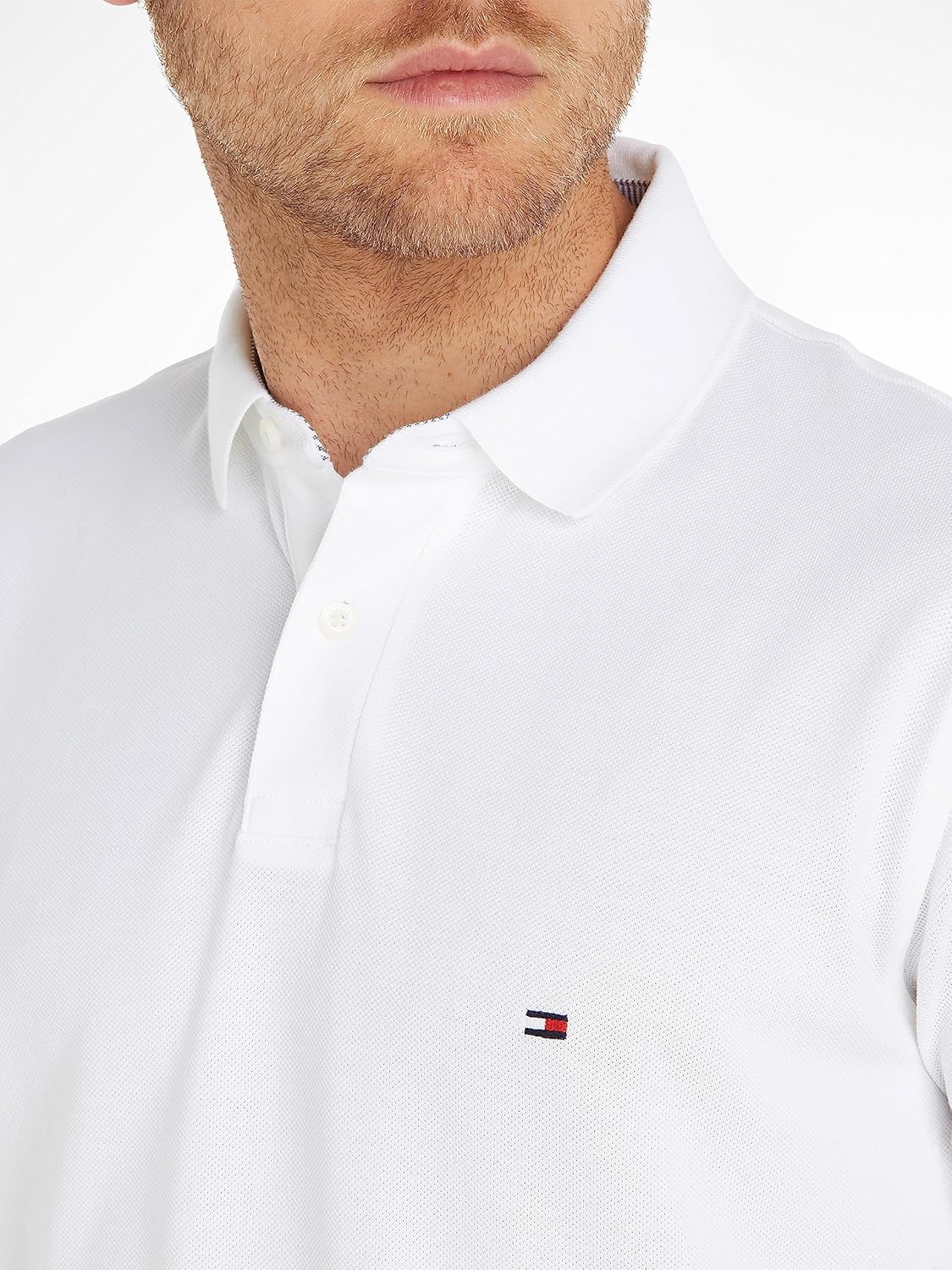 Thumbnail 2 de Tommy Hilfiger Herren Poloshirt Kurzarm 1985 Regular Fit aus Bio-Baumwolle mit 2-Knopfleiste