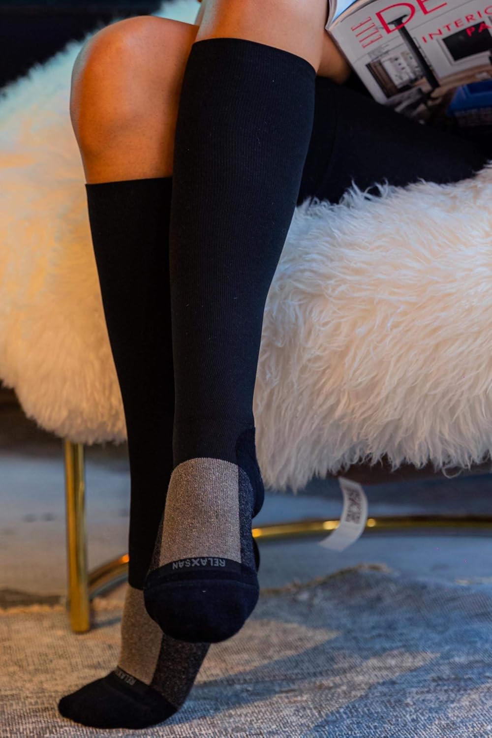 Thumbnail 3 de Relaxsan Essential+ 922 : bas médicaux K2 à compression graduée 23-32 mmHg sans manchons