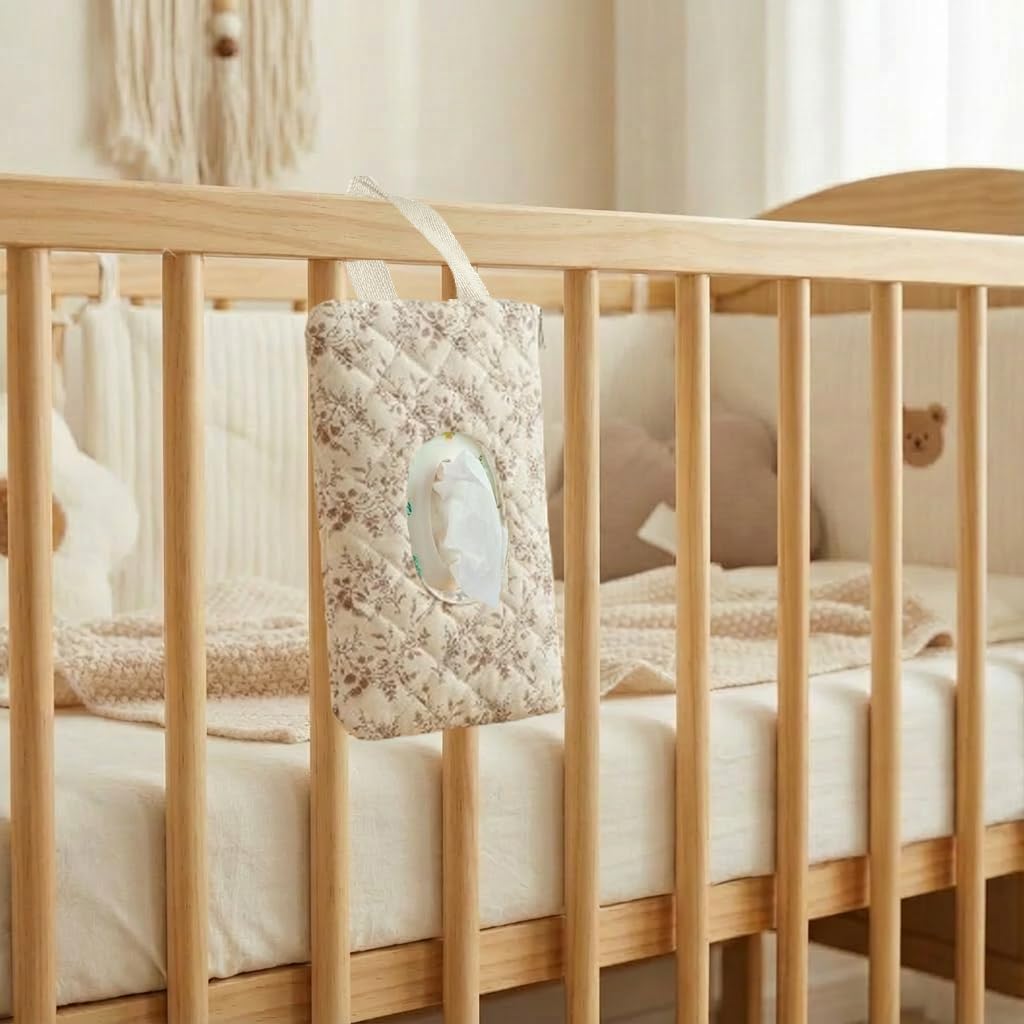 Detalle de Quilted Baby Wipe Holder 9.84 x 5.91 x 0.79 Inches