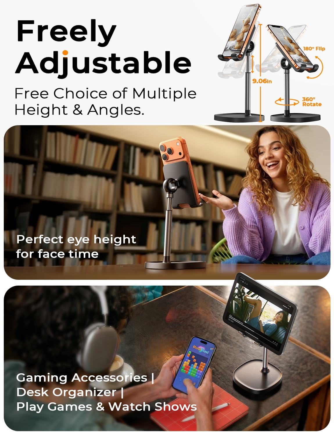Detalle 2 de LISEN phone stand 7.1–8.5in