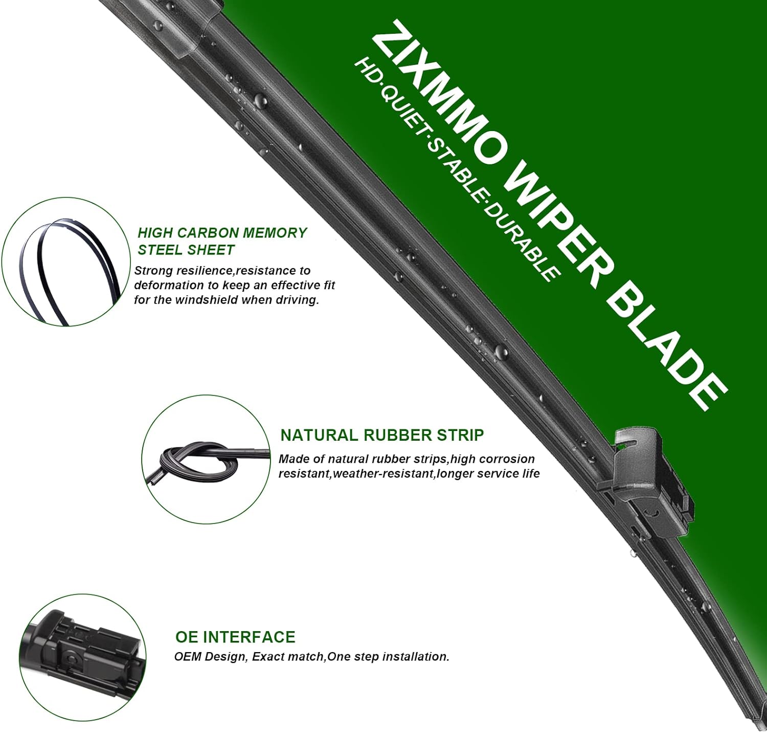 Detalle 2 de 2 Factory Wiper Blades for Tesla Model 3/Model Y 26" & 19" Set