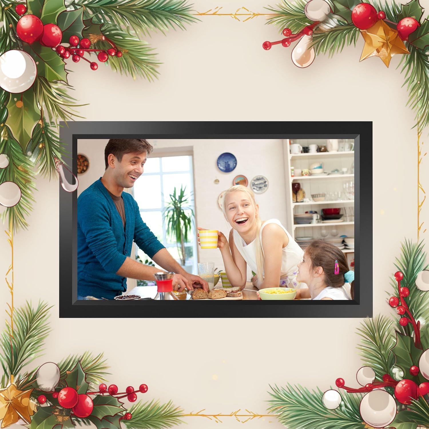 Thumbnail 6 de Frameo 15.6 Inch WiFi Digital Photo Frame (1366 x 768 HD) with 32GB Memory, Touch Screen & Auto Rotate