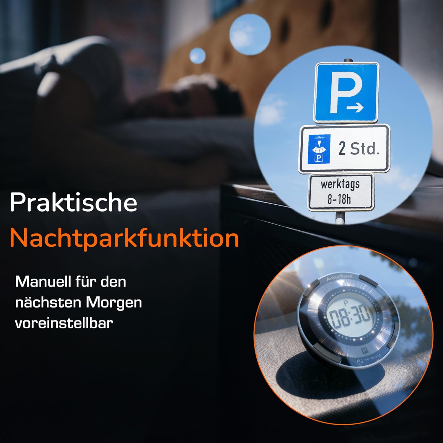 Thumbnail 6 de Upgrade4cars Elektronische Parkscheibe CR2450