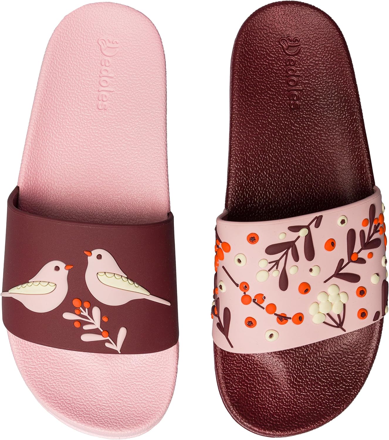 Detalle de Dedoles Badeschuhe & Hausschuhe Damen, Herren & Kinder – lustige Designs für Strand, Zuhause und Schule