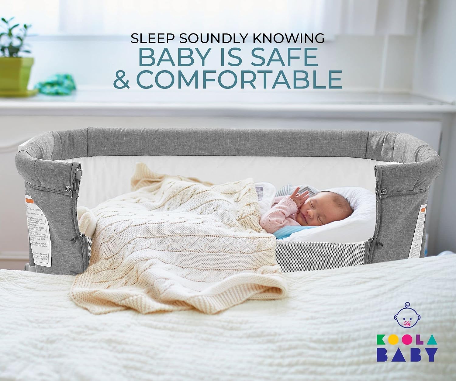 Detalle de KoolerThings 685364199036 3-in-1 Baby Bassinet with Adjustable Height