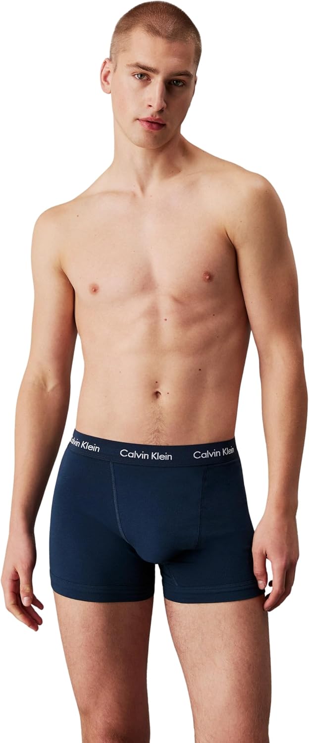 Thumbnail 6 de Calvin Klein calzoncillos bóxer hombre pack de 3 trunks Cotton Stretch negro (Black) talla L
