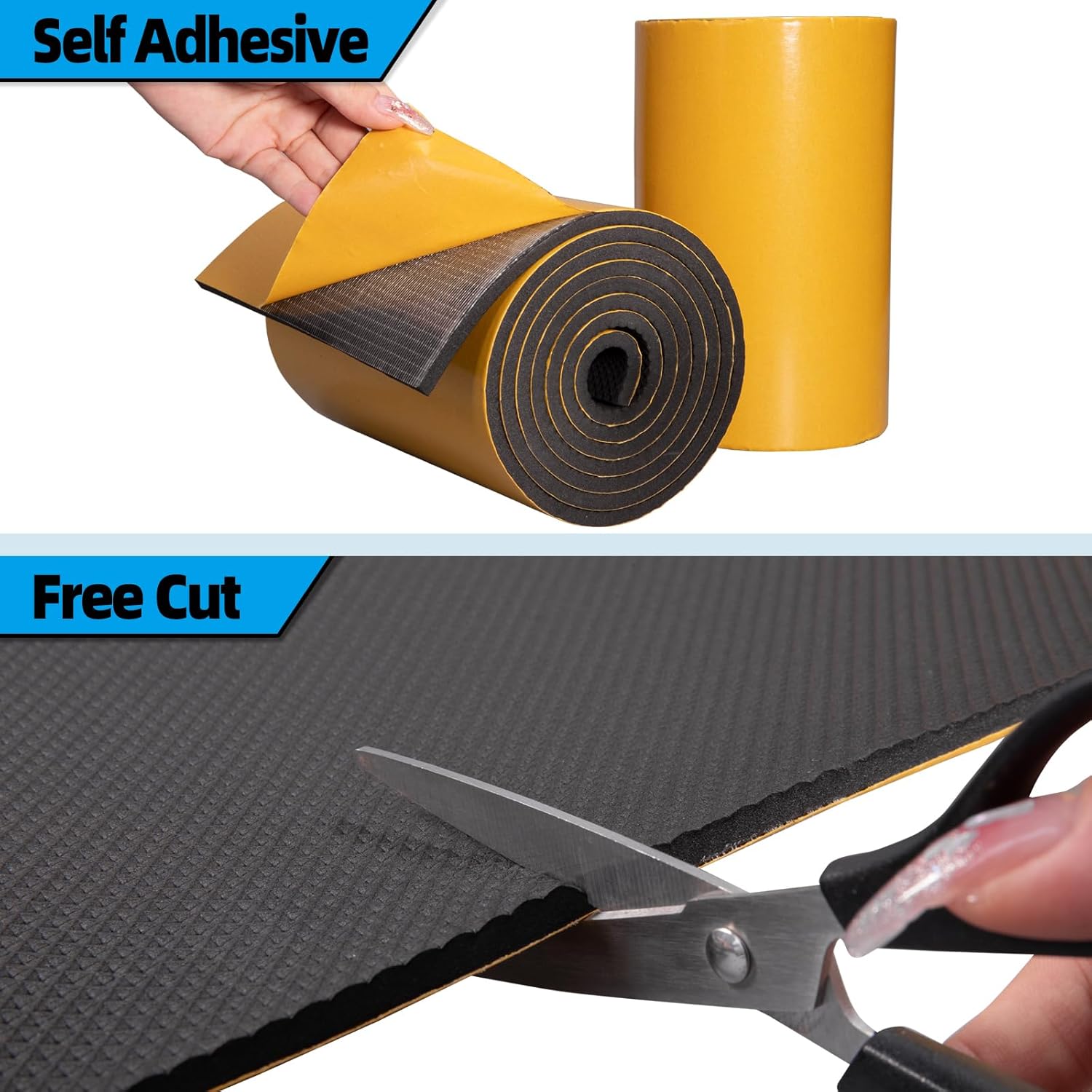 Thumbnail 3 de Spurtar Garage Wall Protectors: Self-Adhesive EVA Foam Car Door Edge Guards (2 Rolls, 2000 x 200 x 6 mm each)