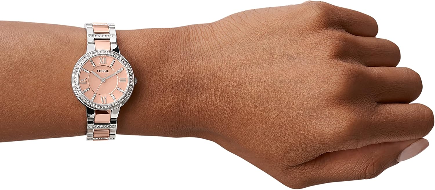 Thumbnail 6 de Fossil Virginia da donna – Orologio in acciaio con cassa 30 mm e quadrante oro rosa