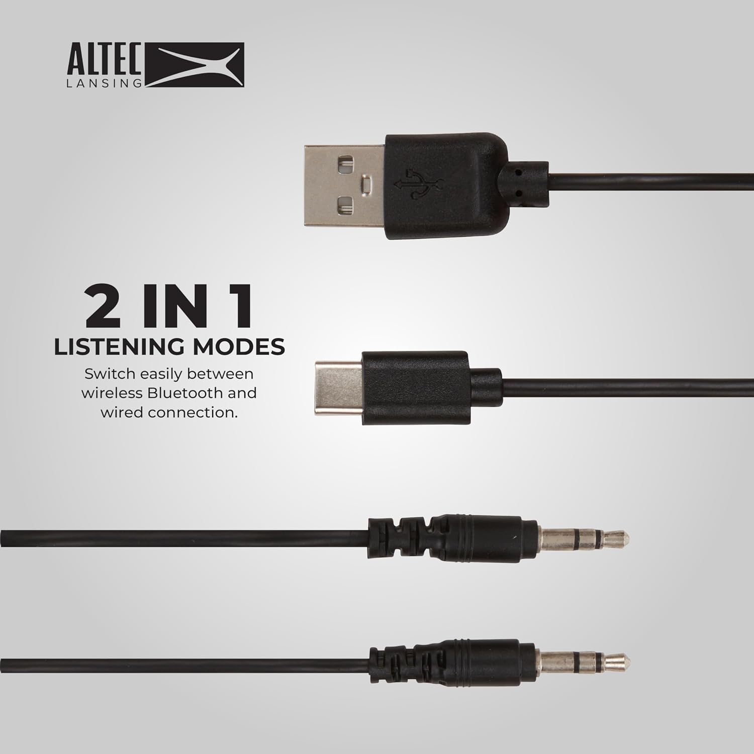 Detalle de Altec Lansing Over-Ear Headphones NanoPhones ANC 2.0