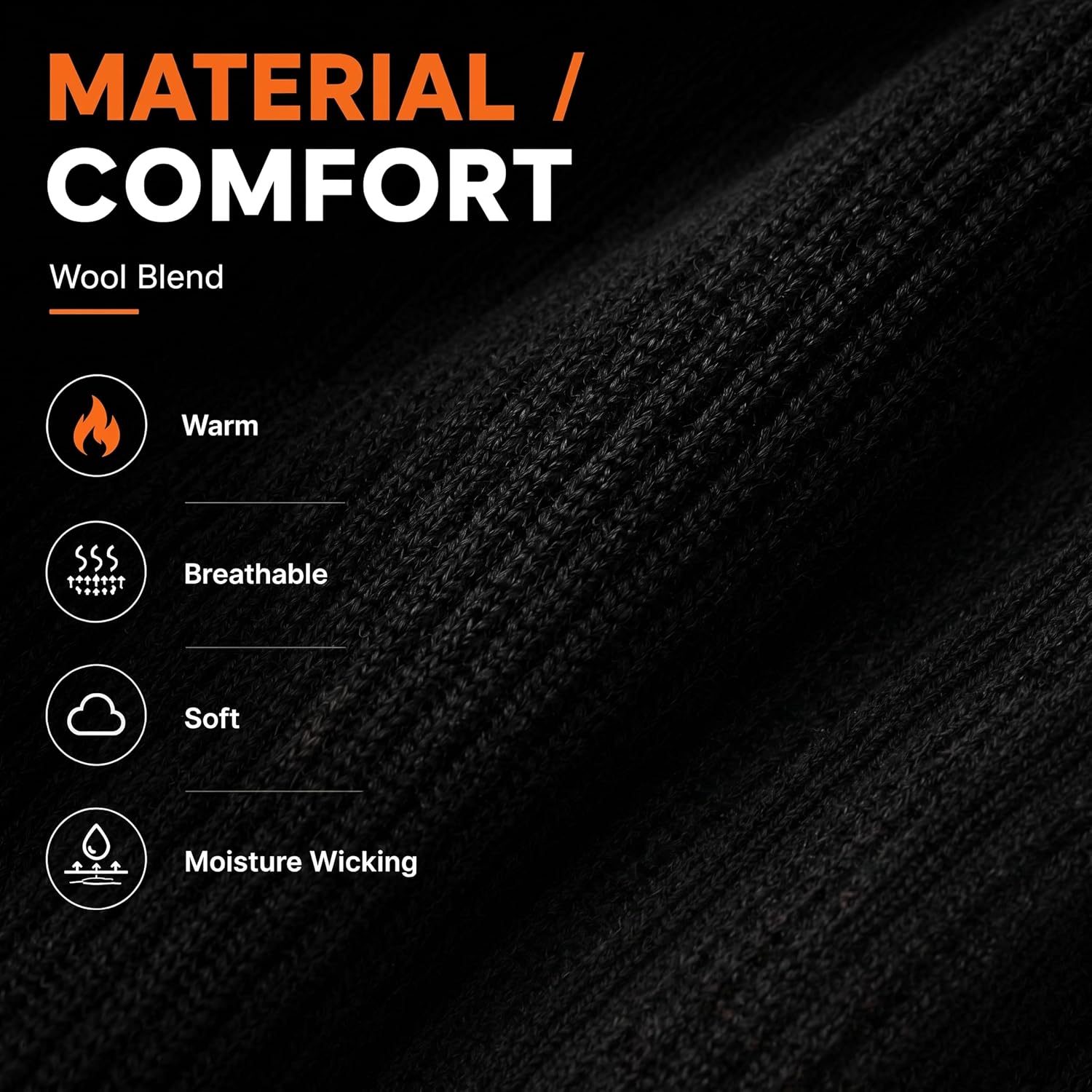 Thumbnail 6 de WEIVIOQ PG-7000B Heated Socks, Wool Blend, App and Button Control