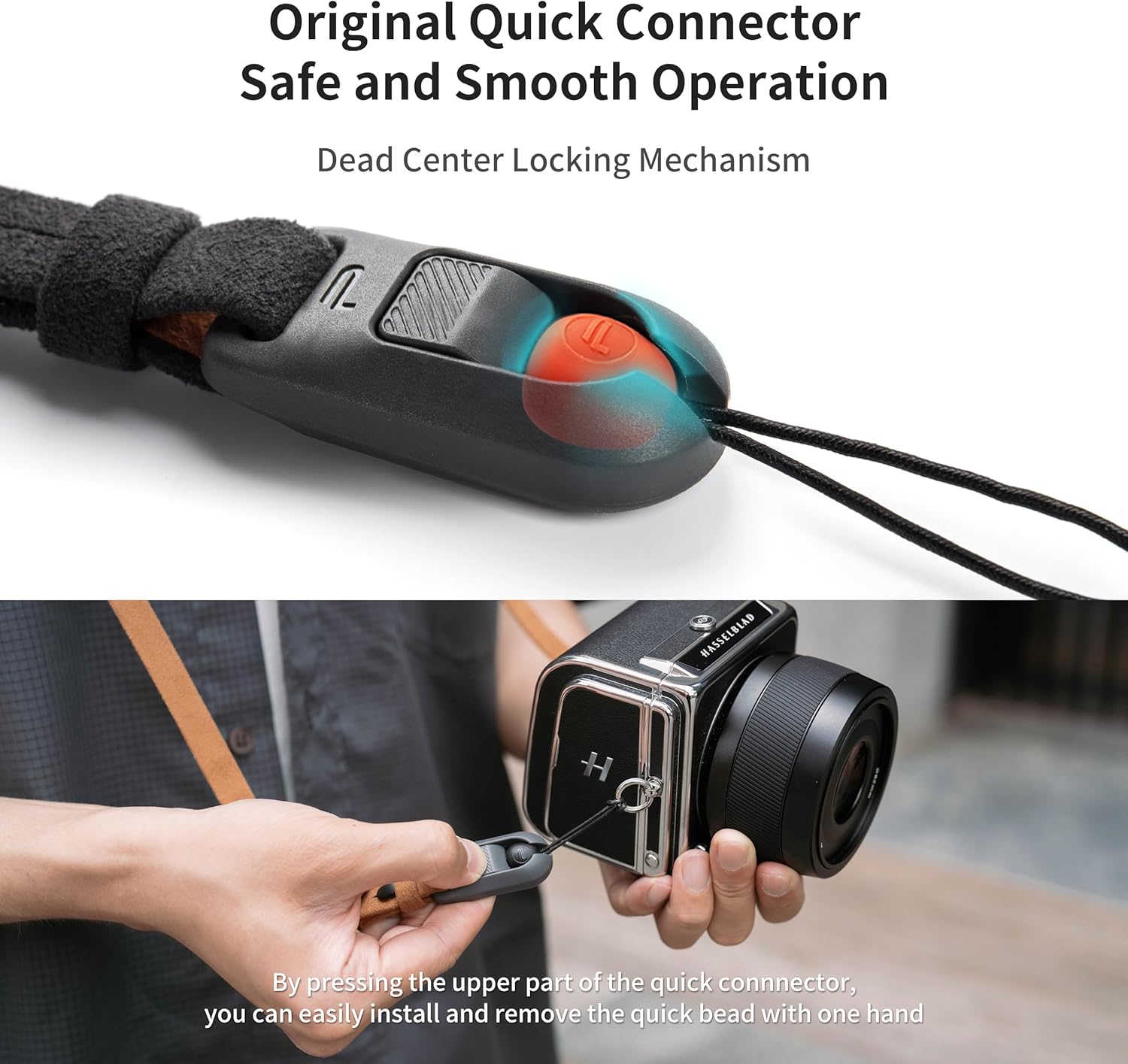 Thumbnail 3 de PGYTECH Tracolla per Fotocamera in Stile Retrò – Regolabile con Gancio Rapido