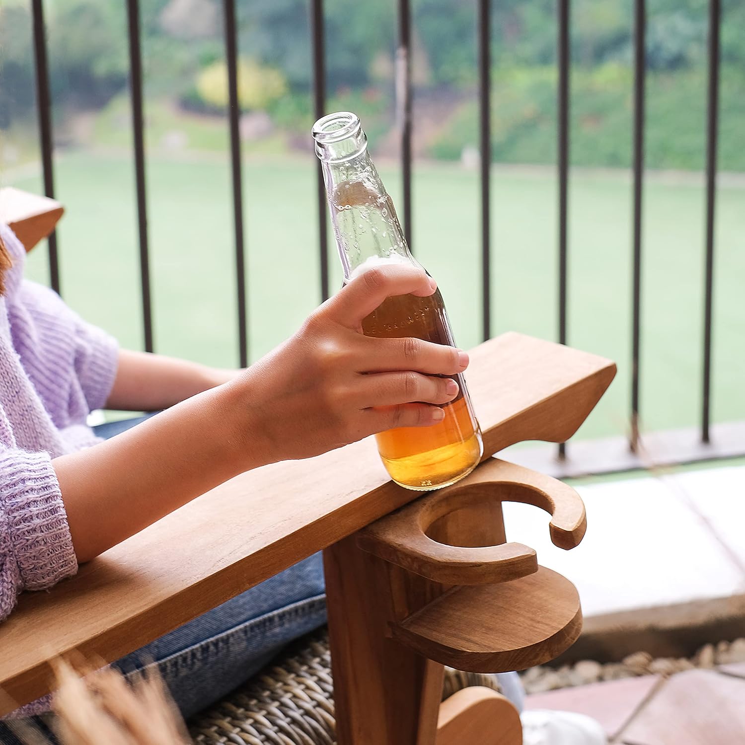 Thumbnail 4 de Cambridge Casual Adirondack Chair Teak
