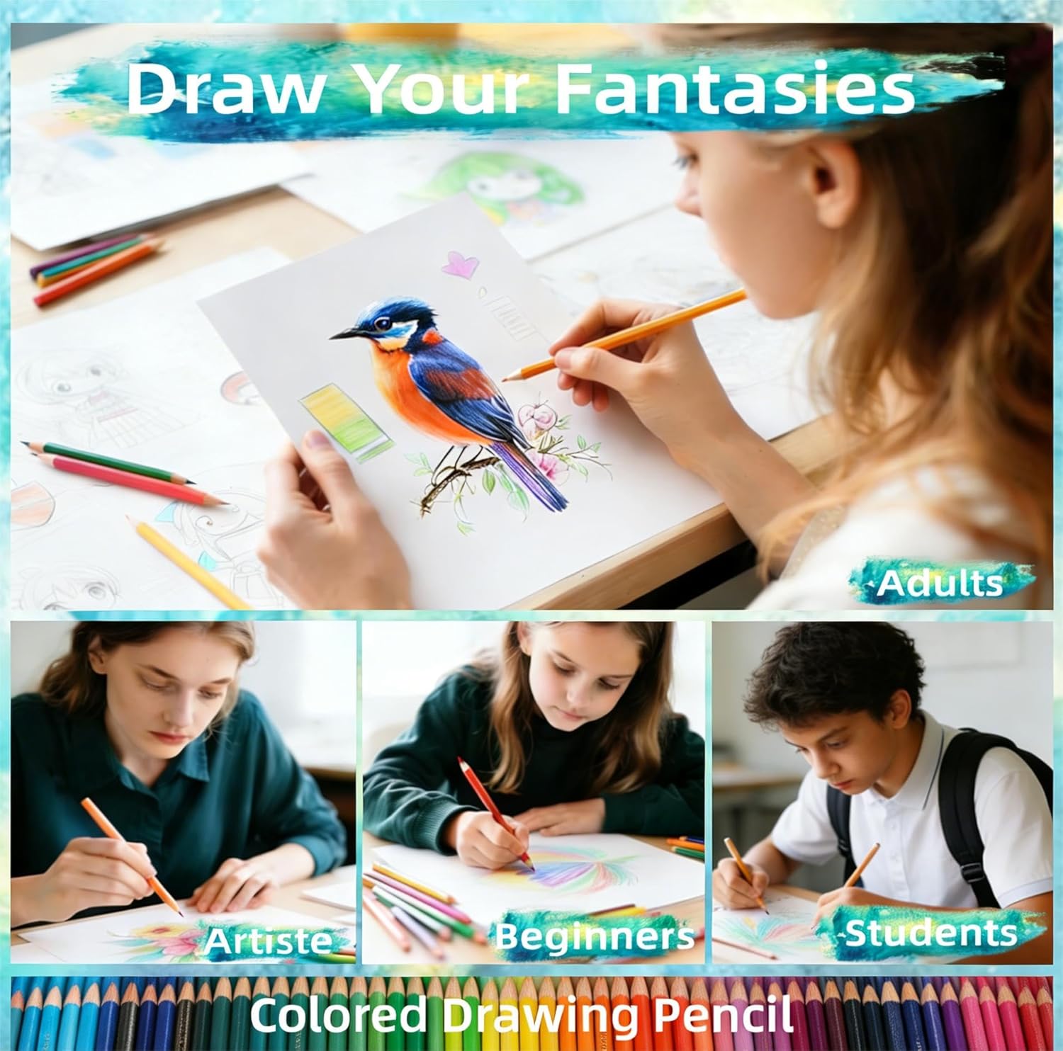 Thumbnail 5 de YSLON 36-Color Colouring Pencils – Professional Colour Pencils for Adults and Artists