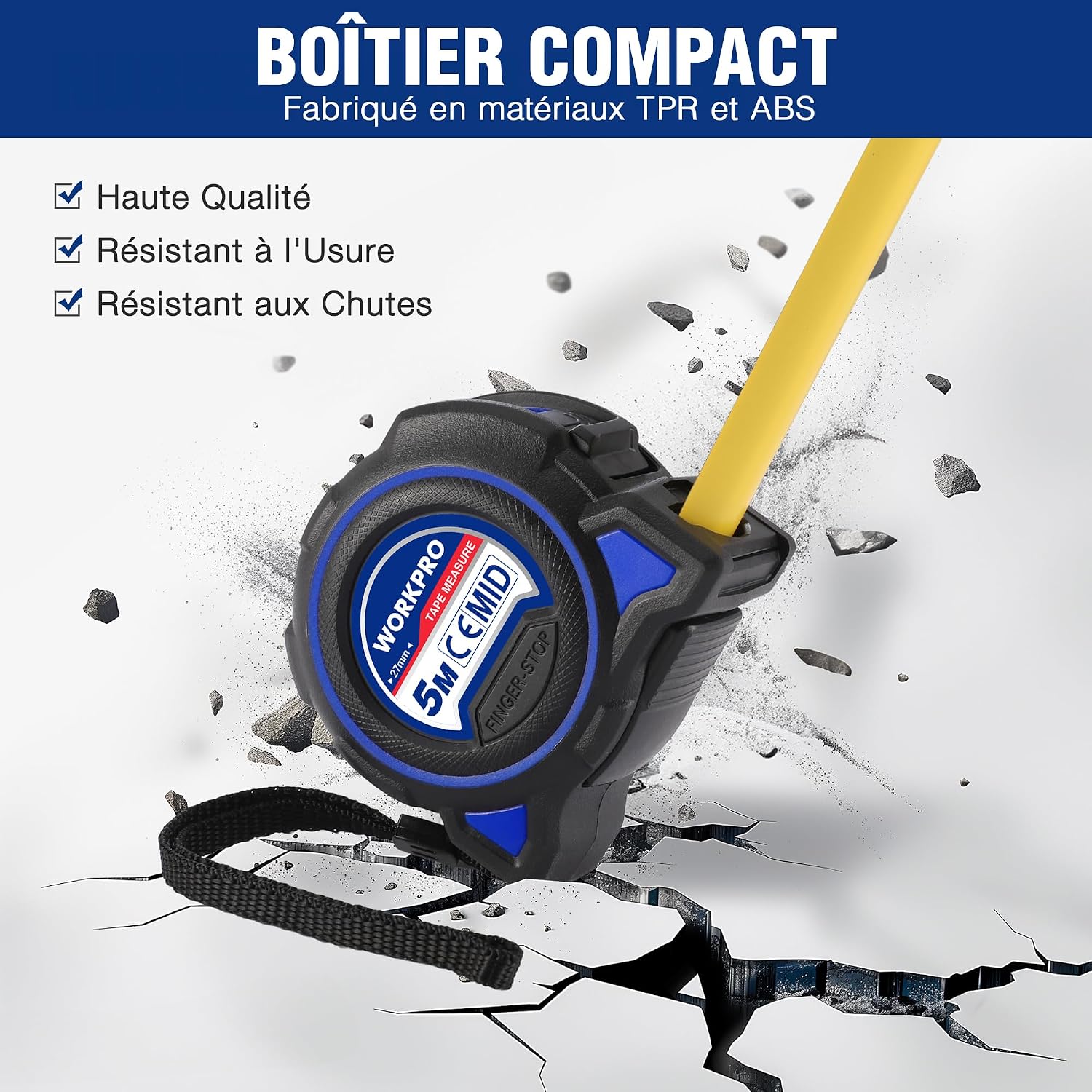 Detalle de WORKPRO mètre ruban 5 m