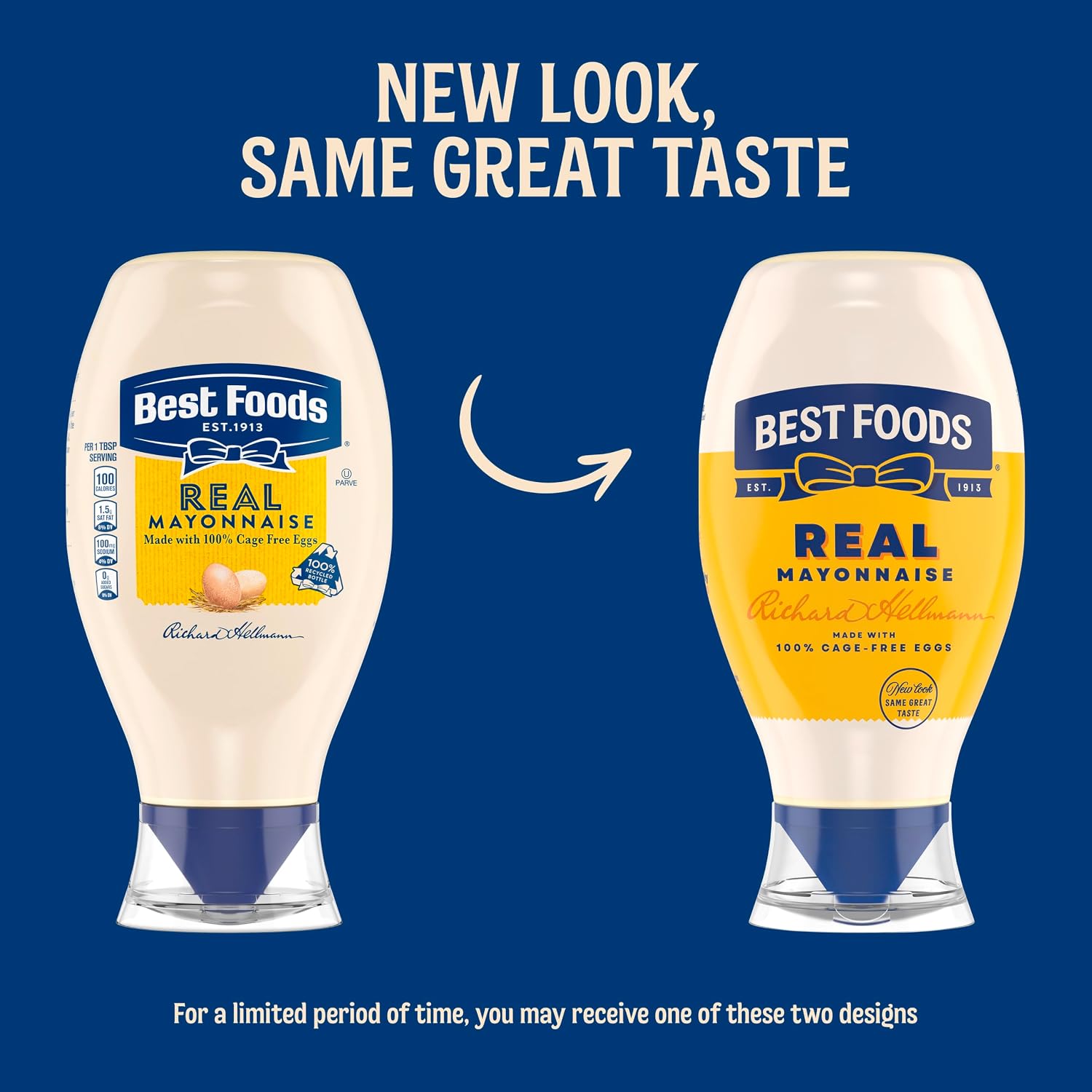 Thumbnail 4 de Best Foods Real Mayonnaise Squeeze Bottle, 20 fl oz, Gluten-Free, Cage-Free Eggs