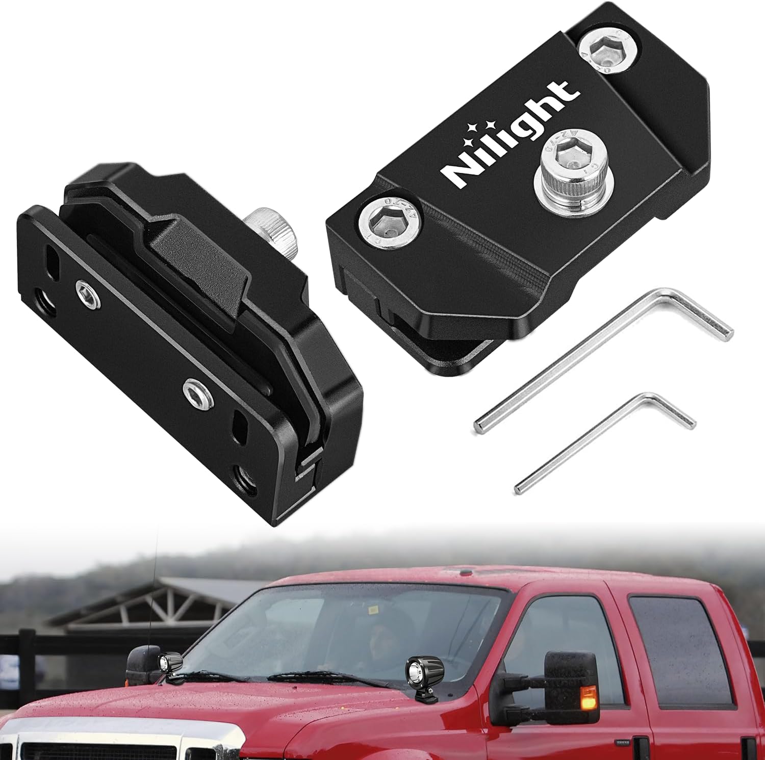 Detalle de Nilight LED light bar mounting bracket